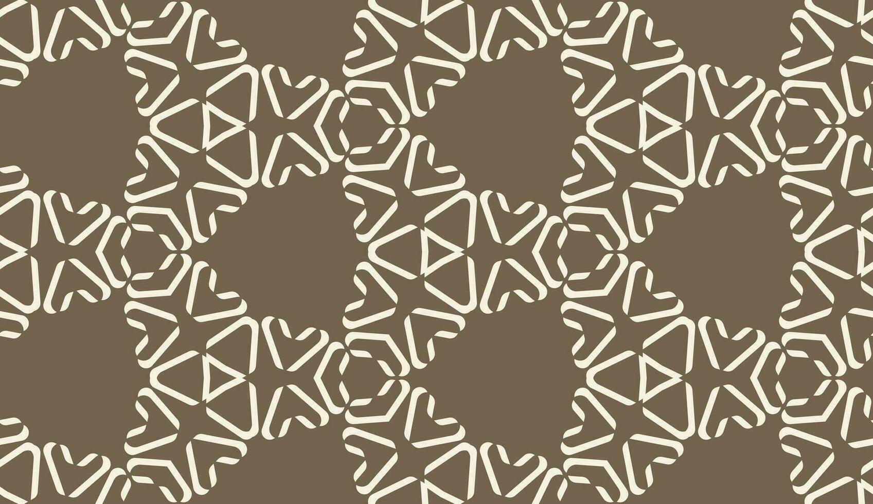 abstract luxury brown shapes seamless pattern vector