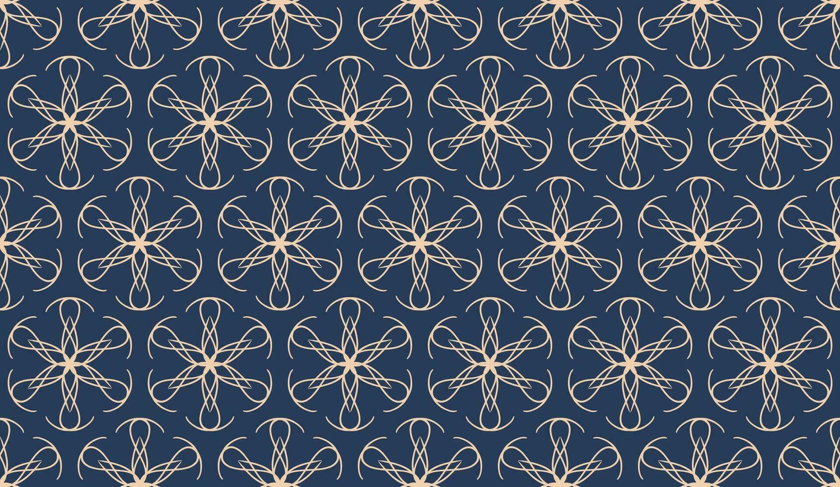 abstract luxury elegant peach and steel blue floral seamless pattern vector