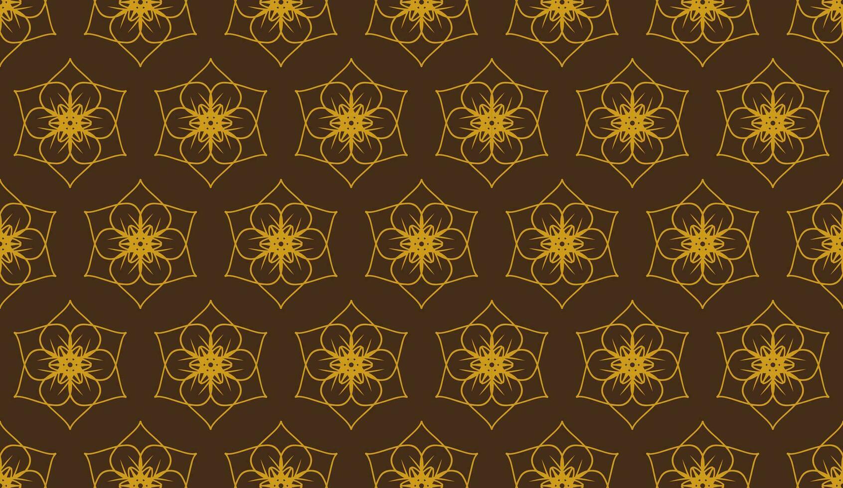 abstract luxury elegant gold and brown floral seamless pattern vector