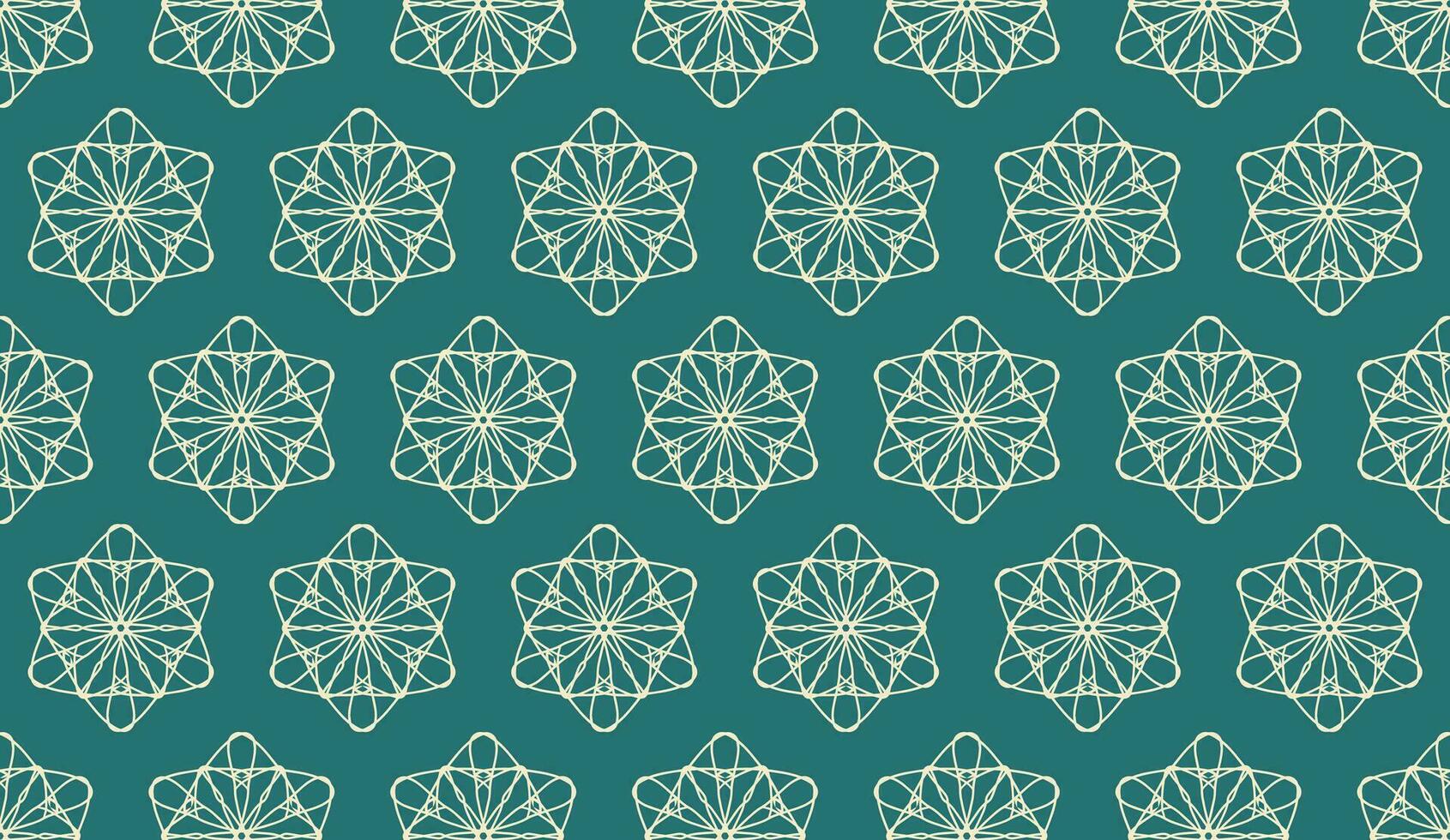 abstract luxury elegant light green and turquoise green floral seamless pattern vector