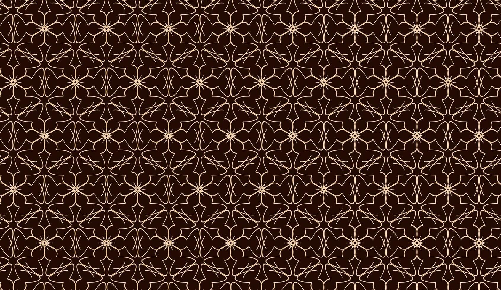abstract luxury elegant cream and brown floral seamless pattern vector