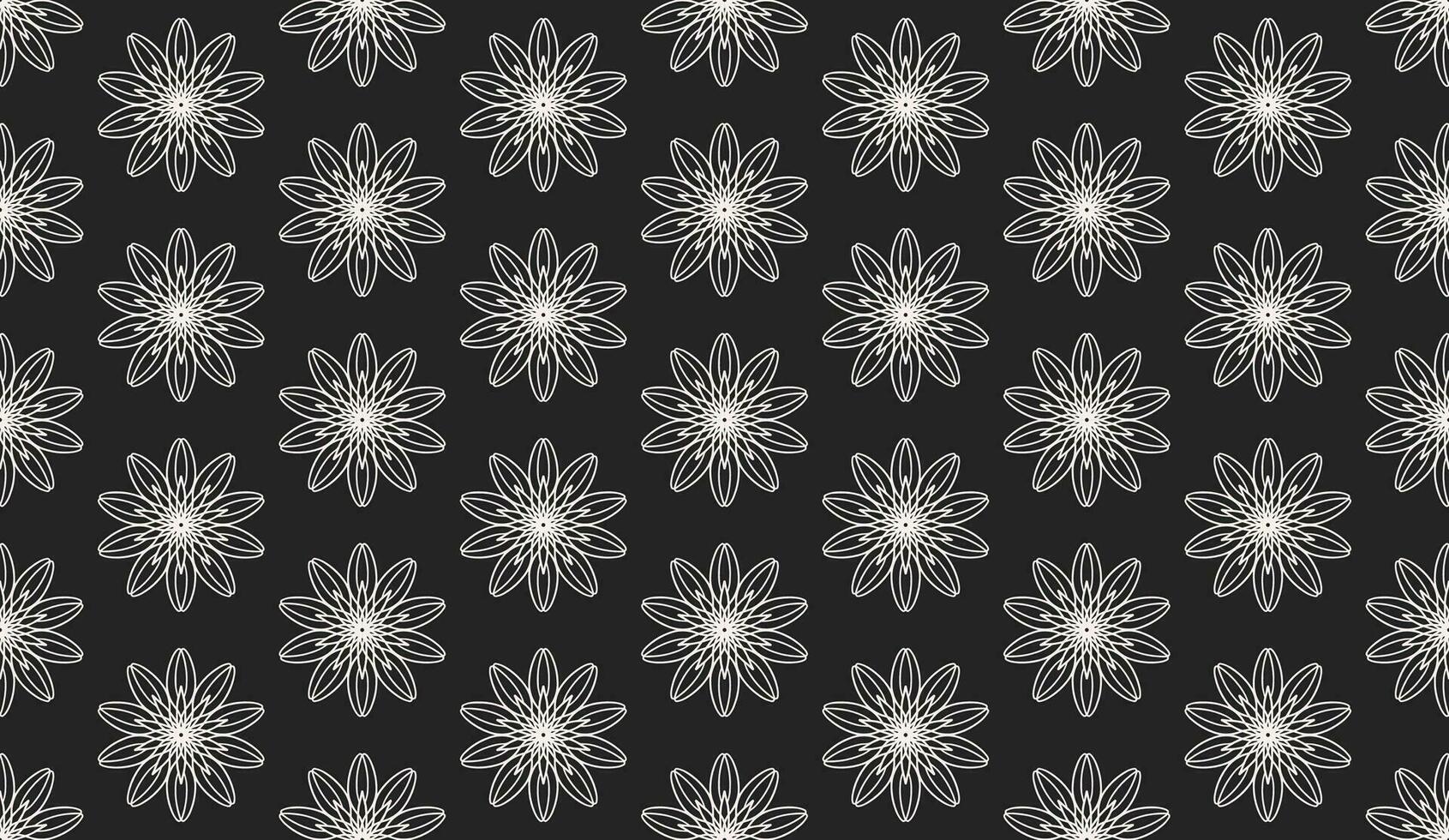 resumen lujo elegante blanco y oscuro gris floral sin costura modelo vector