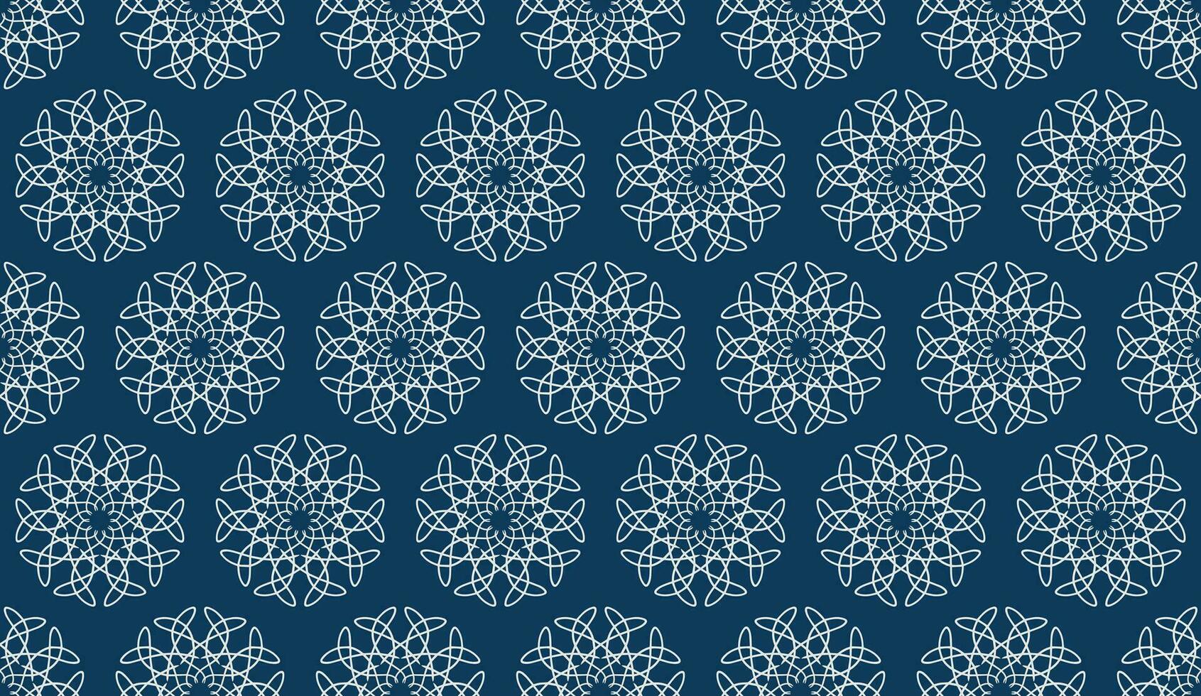 abstract luxury elegant white and dark blue floral seamless pattern vector