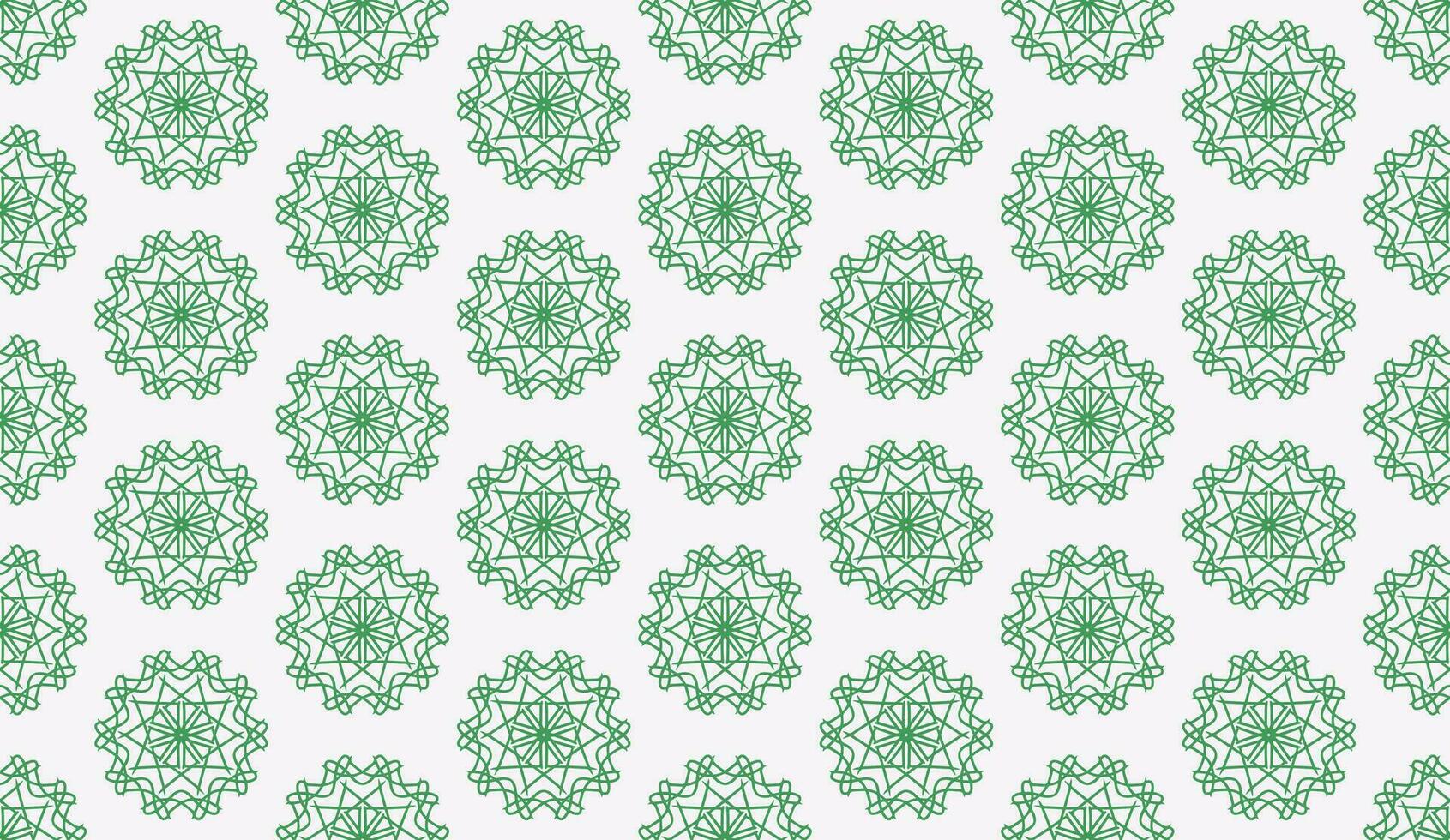 abstract luxury elegant green and white floral seamless pattern vector