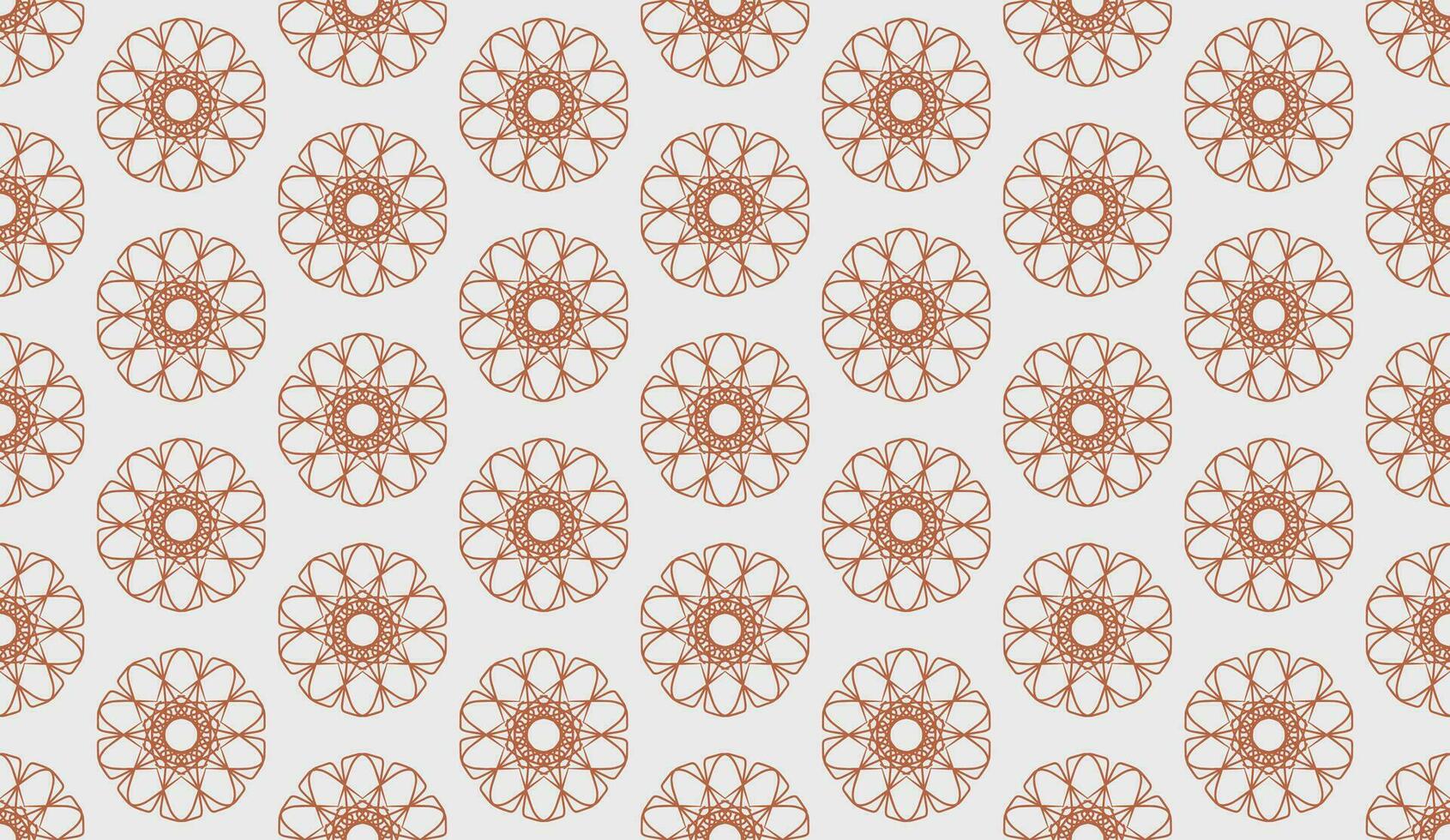 abstract luxury elegant brown and white floral seamless pattern vector