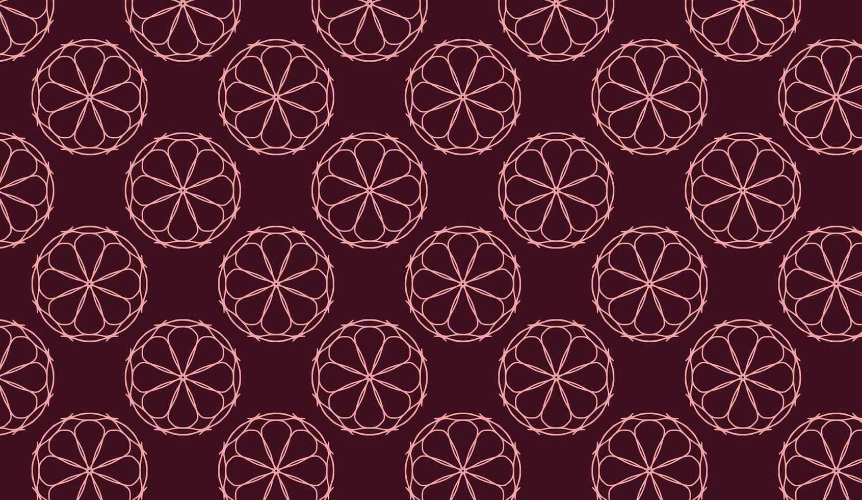 abstract luxury elegant pink and maroon red floral seamless pattern vector