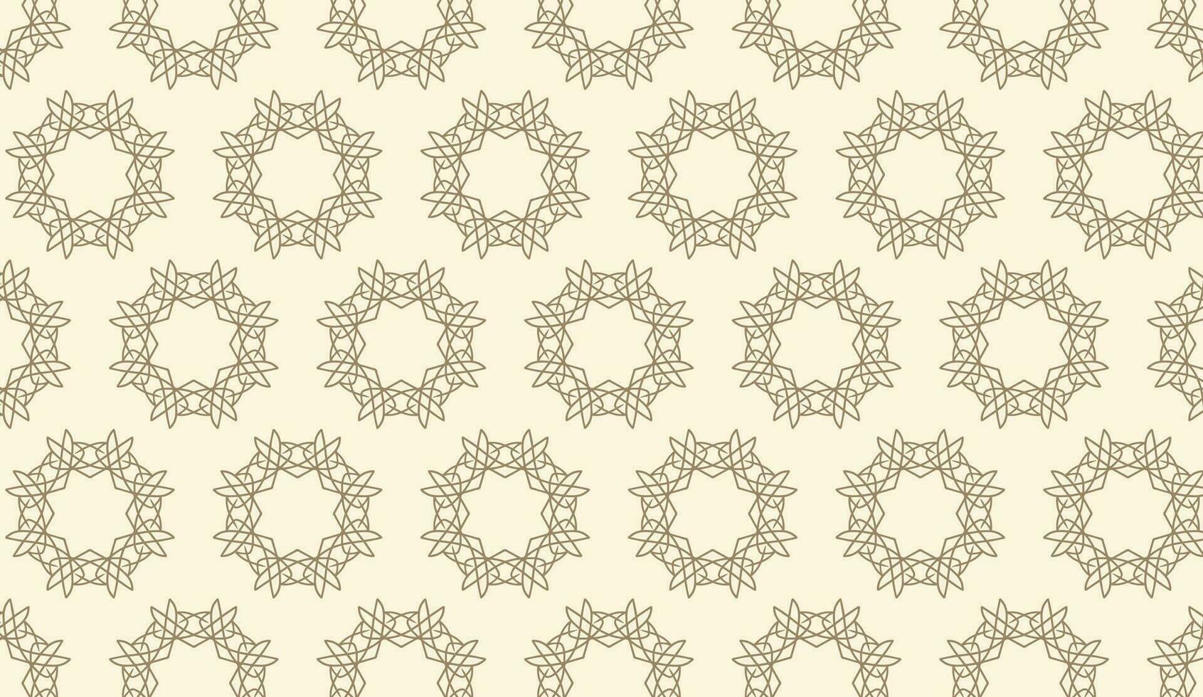 abstract luxury elegant brown and cream floral seamless pattern vector