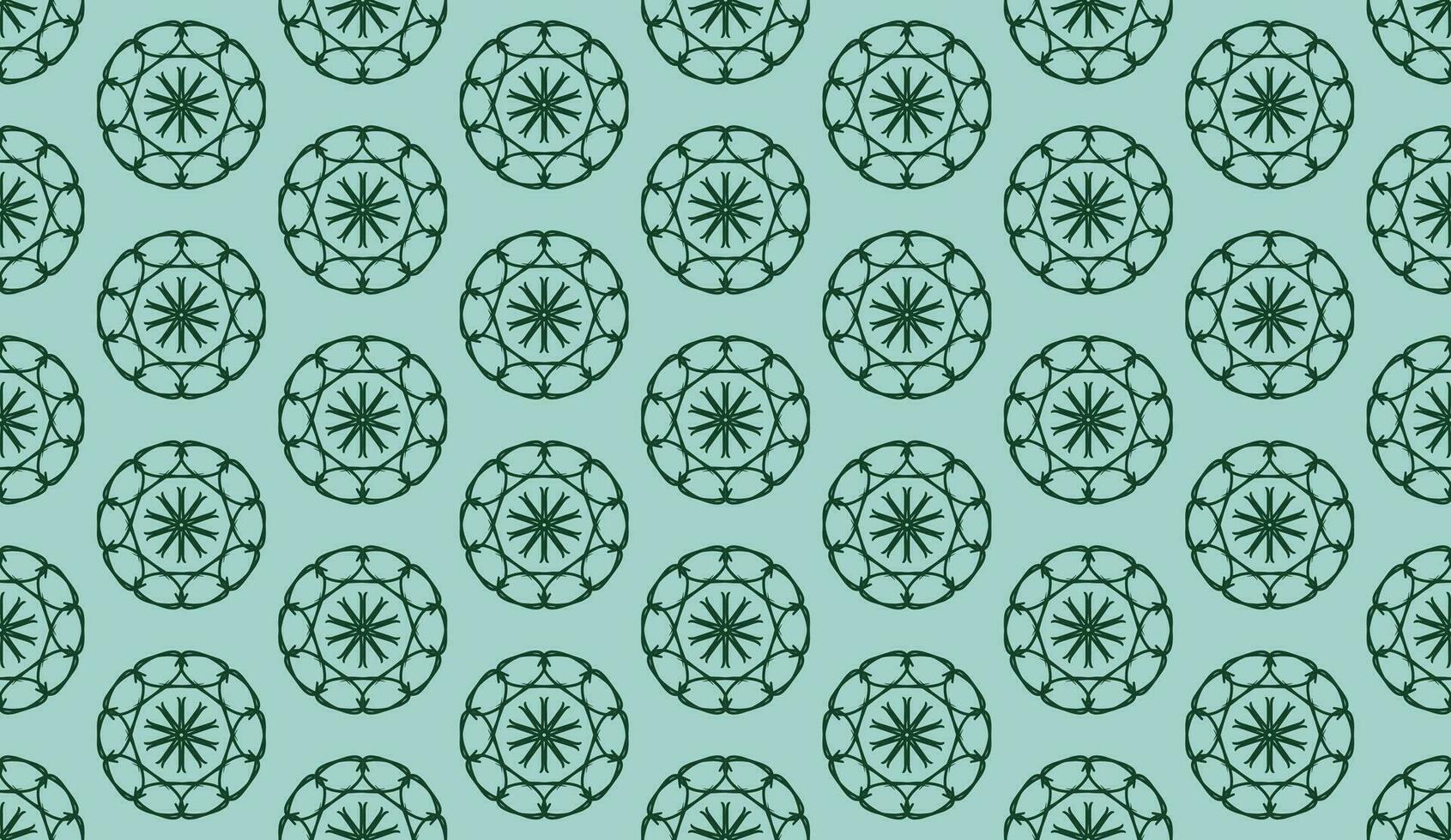 abstract luxury elegant dark green and turquoise green floral seamless pattern vector