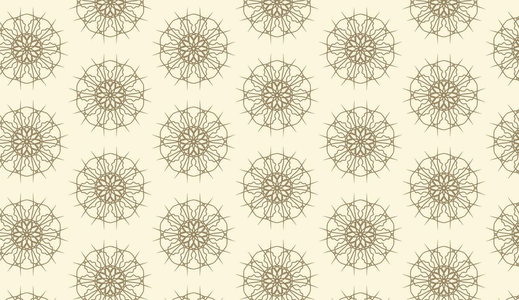 abstract luxury elegant brown and cream floral seamless pattern vector
