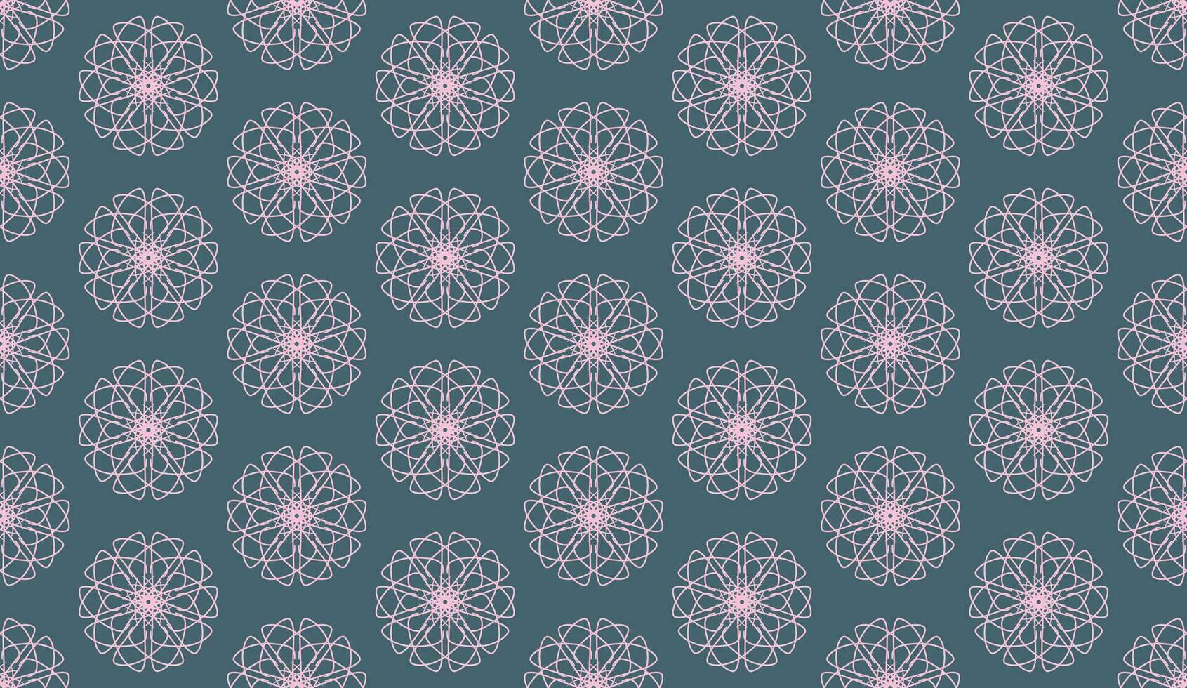 abstract luxury elegant pink and steel blue floral seamless pattern vector