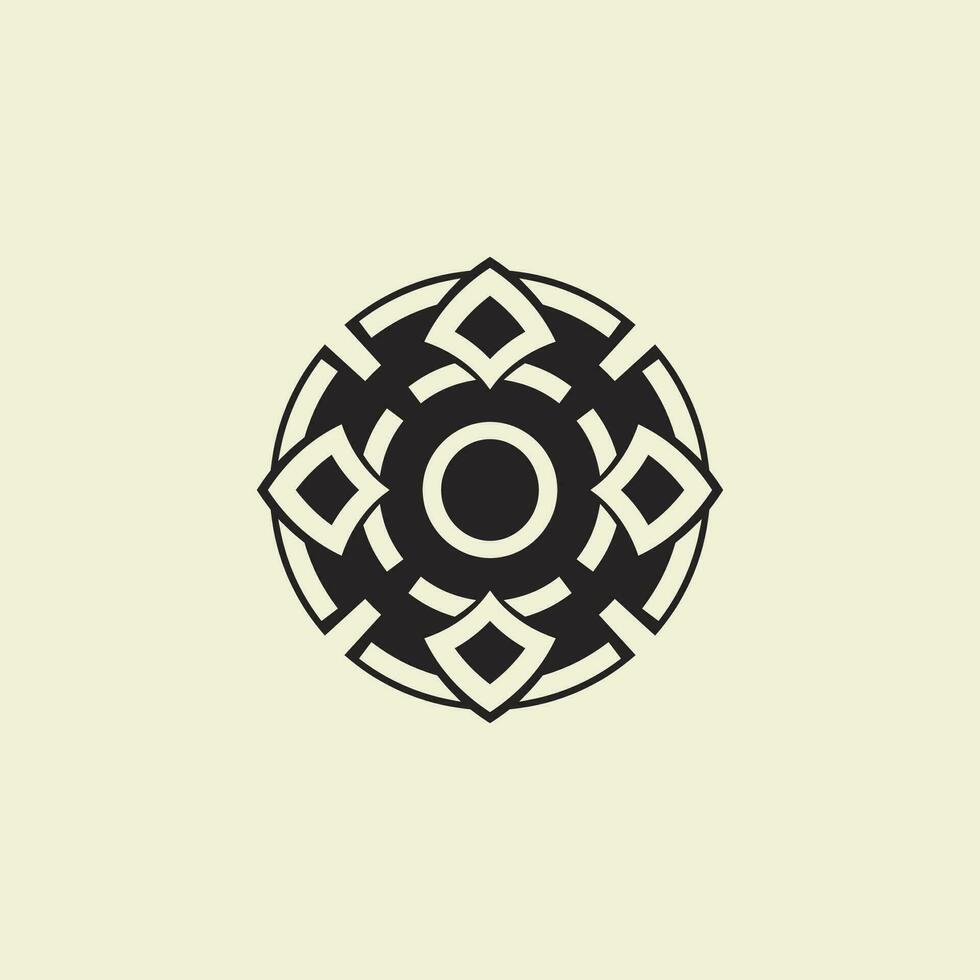 Initial letter O ornamental circle Uniting Artistic Flair with Modern Simplicity vector