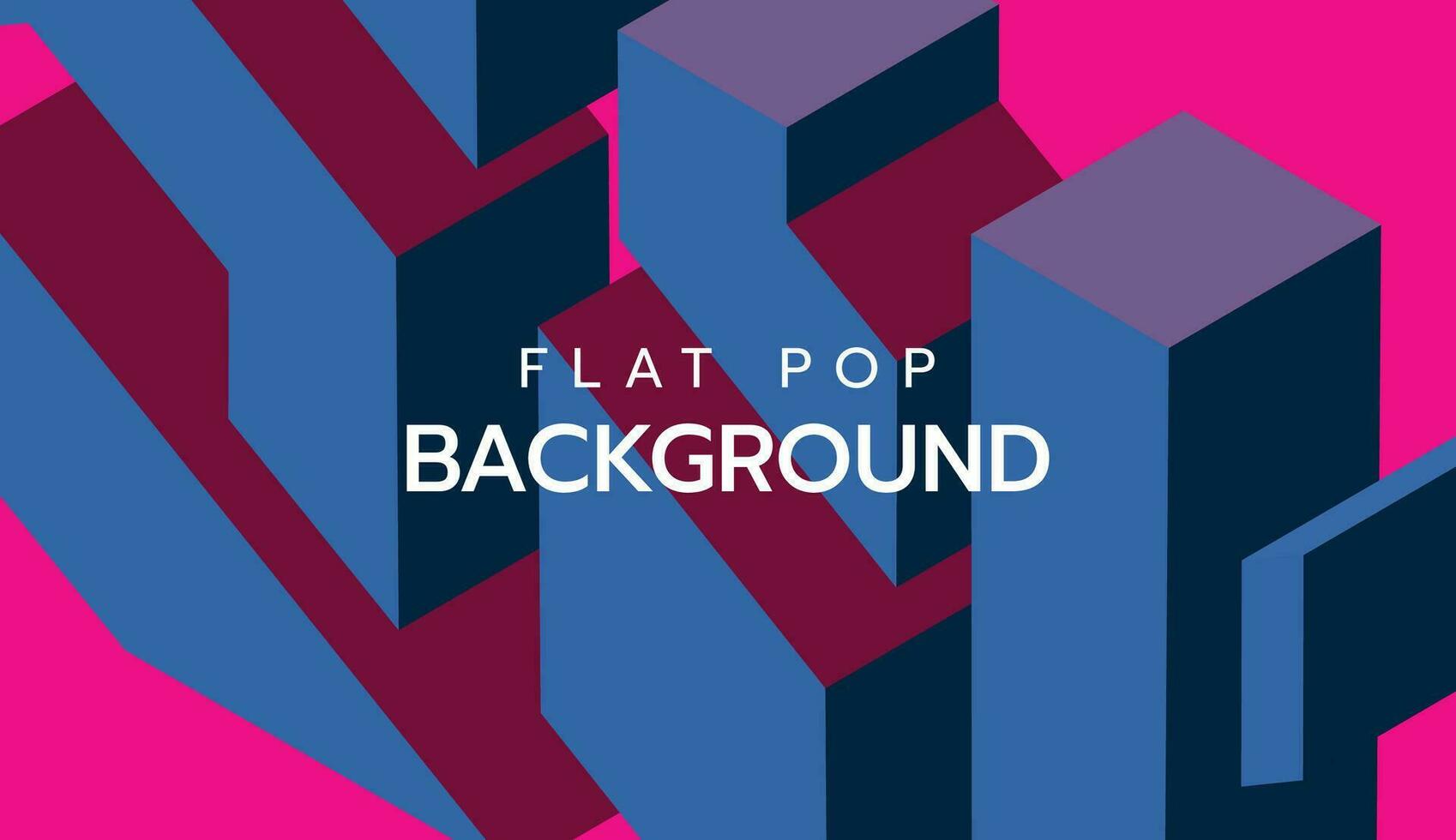 Modern flat colorful pop art background. slide presentation abstract background vector