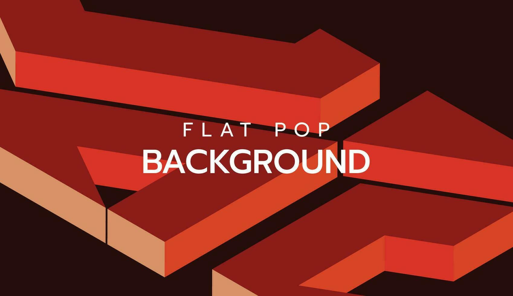 Modern flat colorful pop art background. slide presentation abstract background vector
