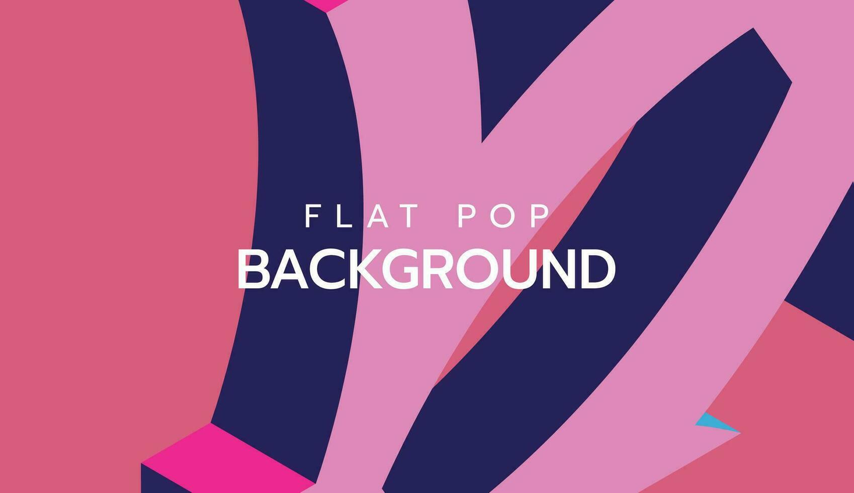 Modern flat colorful pop art background. slide presentation abstract background vector