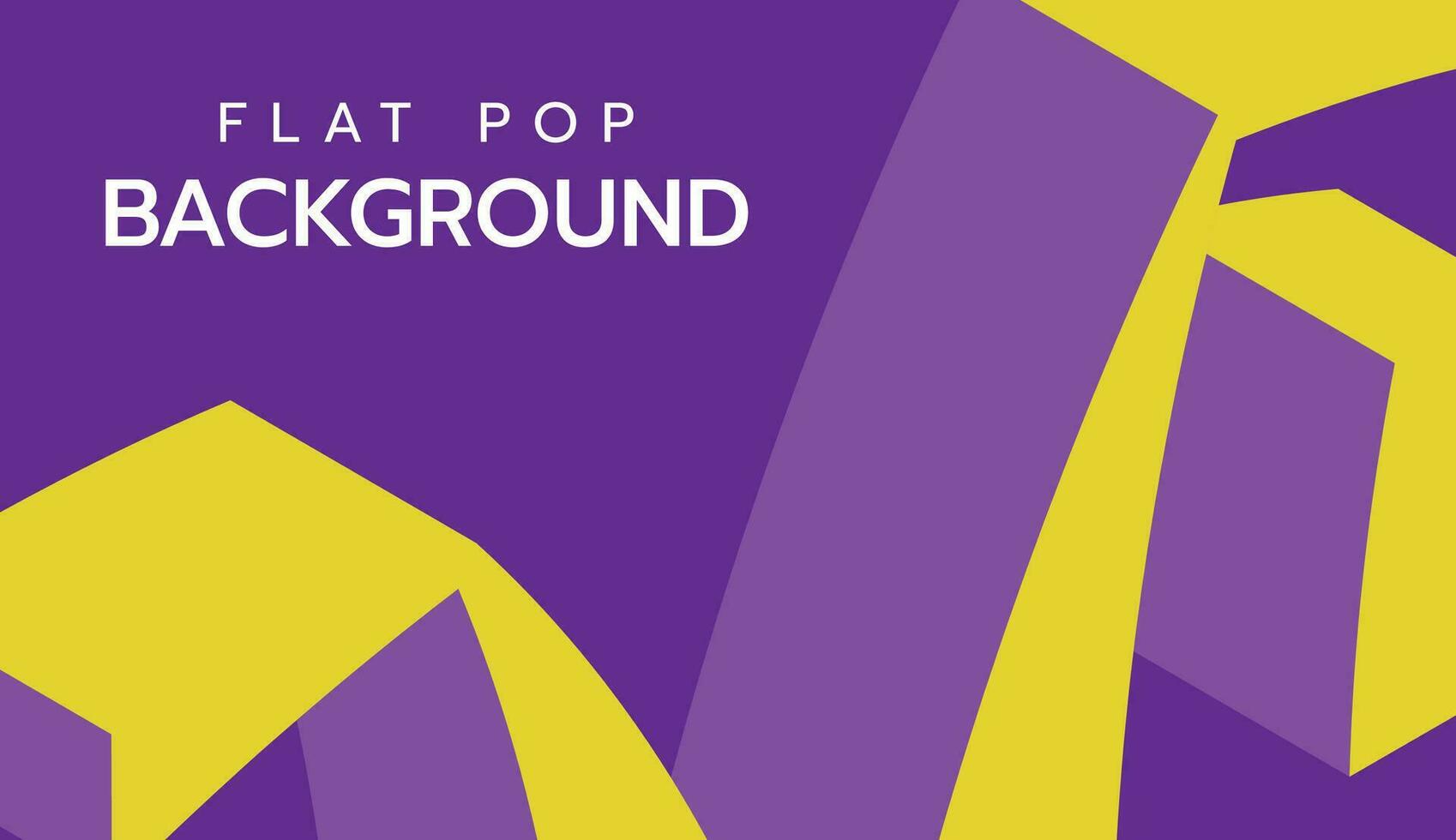 Modern flat colorful pop art background. slide presentation abstract background vector