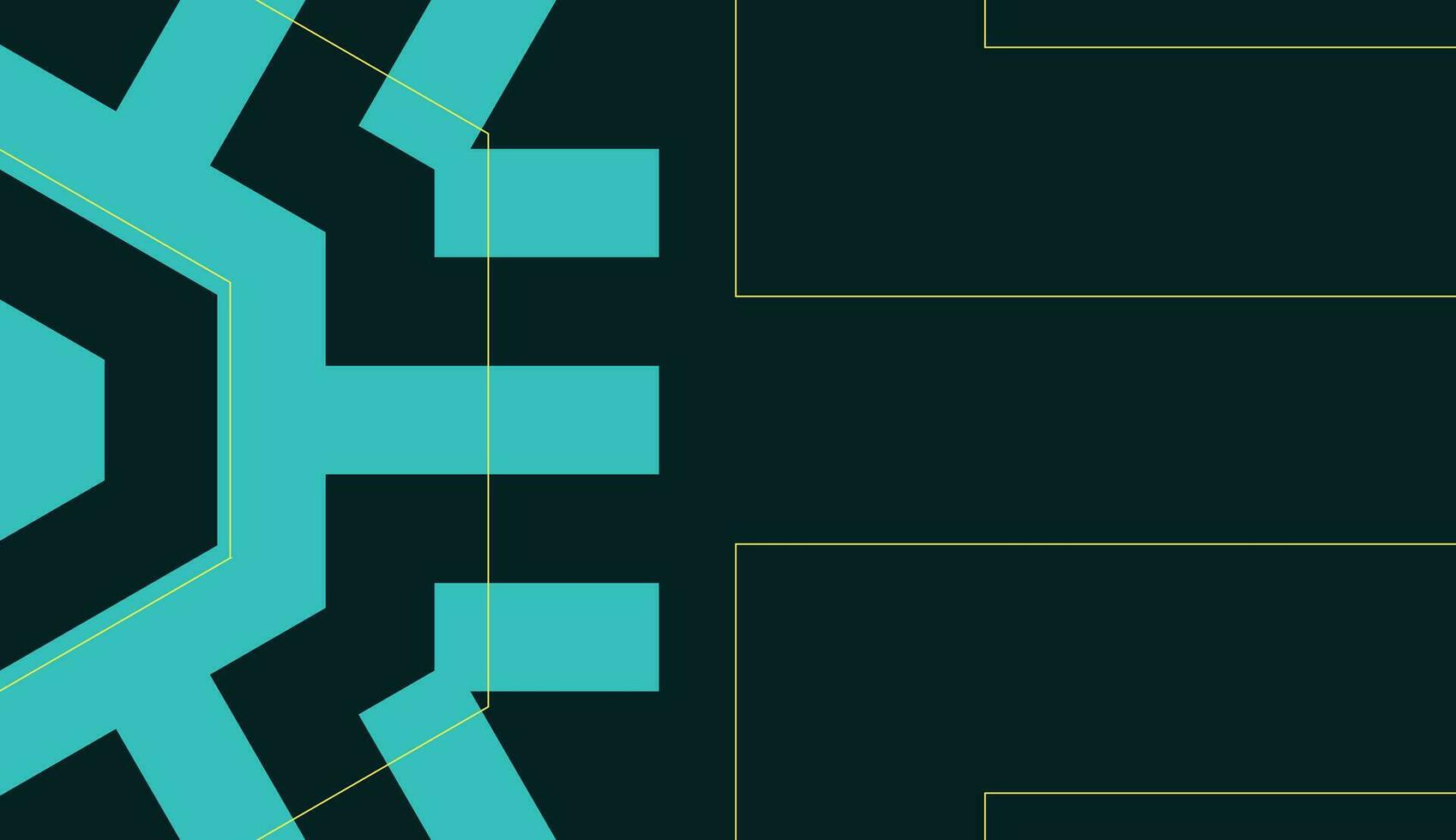 simple and modern turquoise abstract flat banner background vector