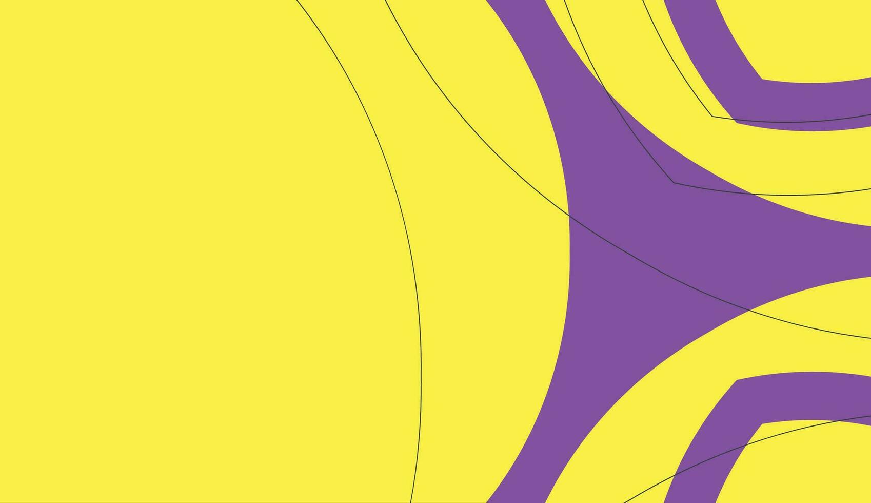 simple and modern yellow purple abstract flat banner background vector