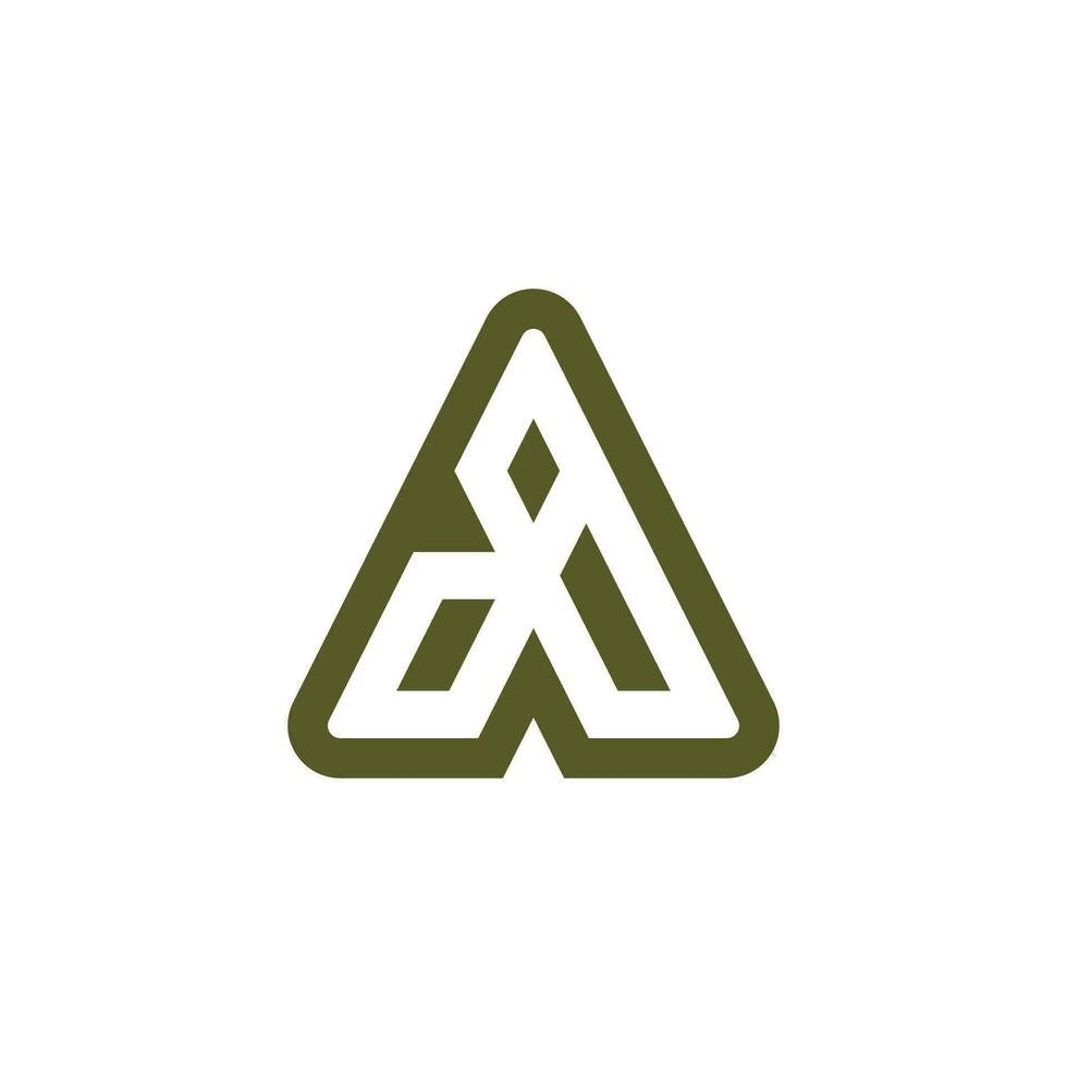 Letter AI or IA logo vector