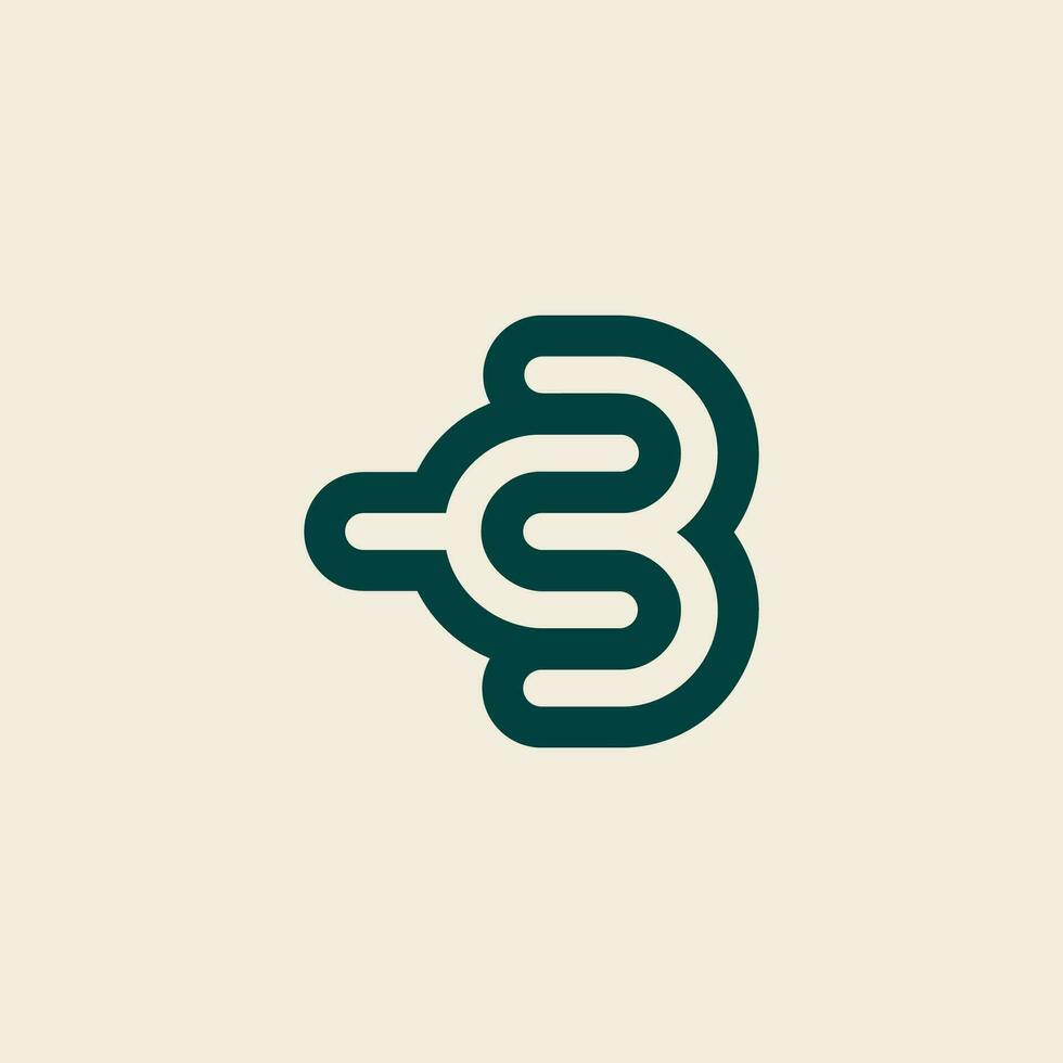 Letter BY or YB logo vector