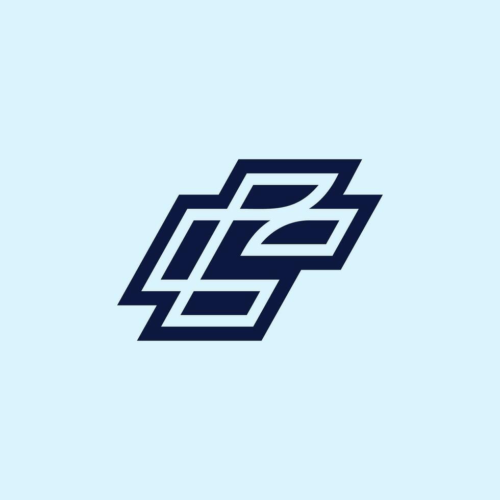 Letter CZ or ZC logo vector