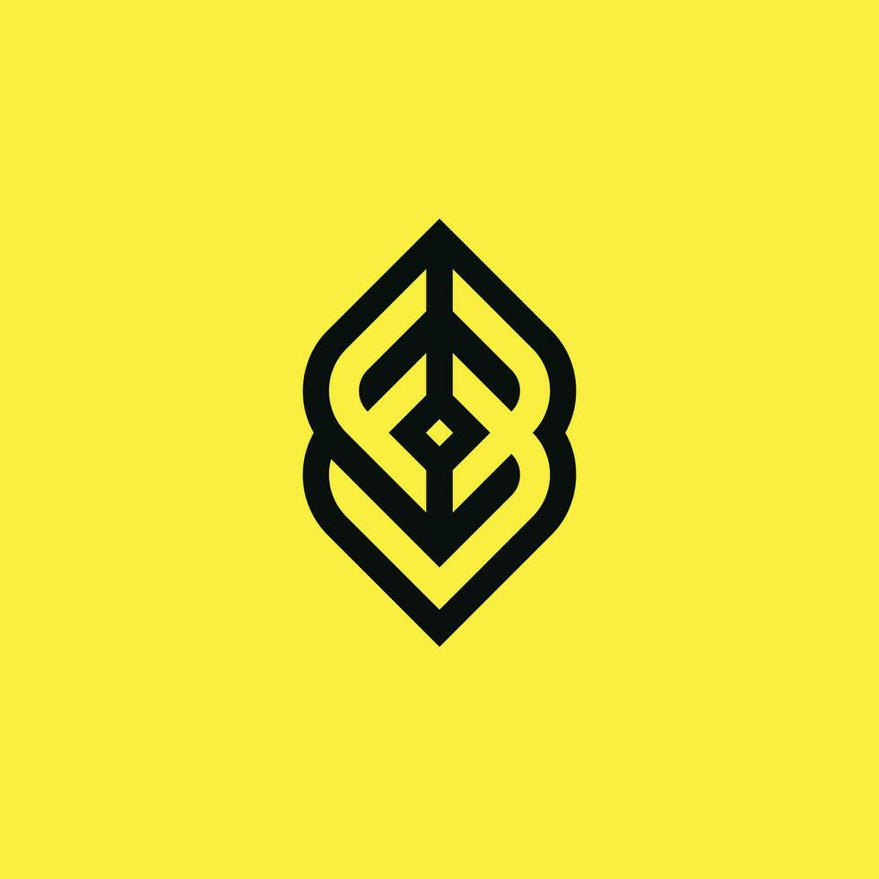 Letter FB or BF logo vector