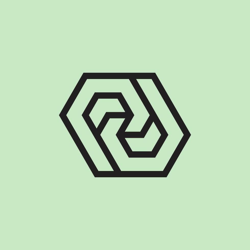 Modern and minimalist initial letter PD or DP monogram logo vector