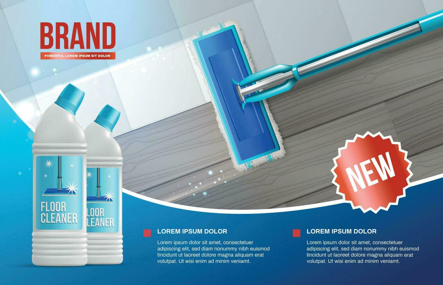 Cleaning Agent Advertising Background vector