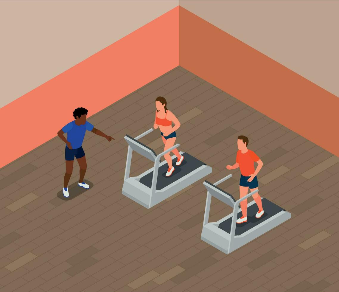 Running People Composition vector