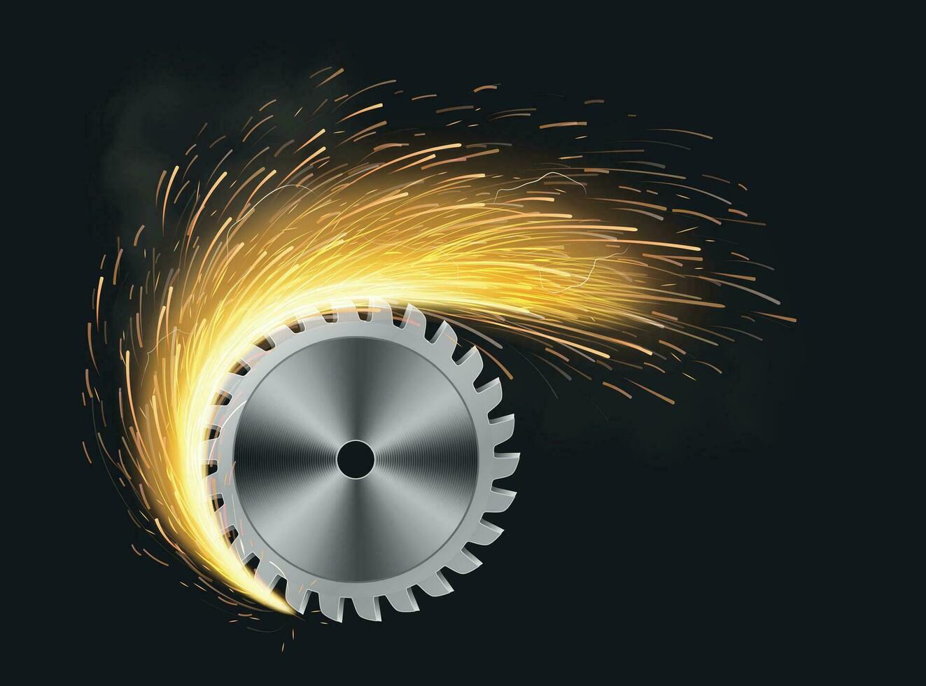 Welding Sparks Realistic vector