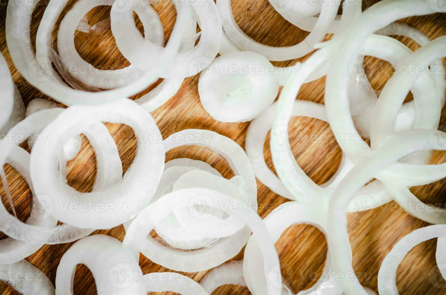 Fresh chopped onion. photo