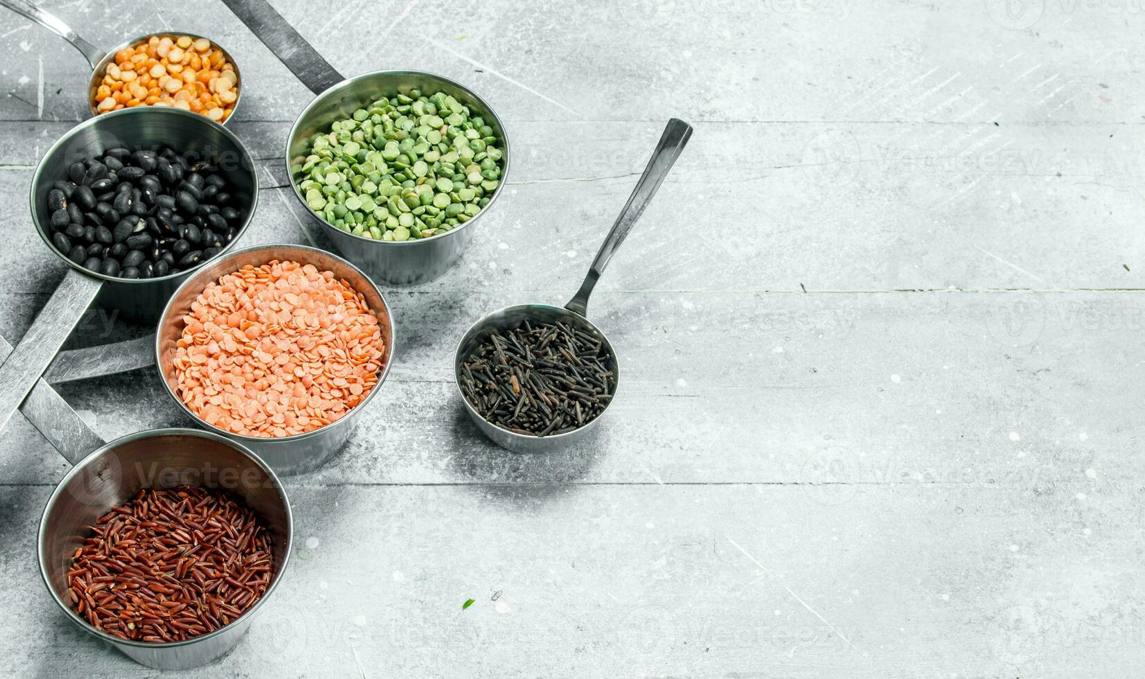 Organic food. Various legumes . photo