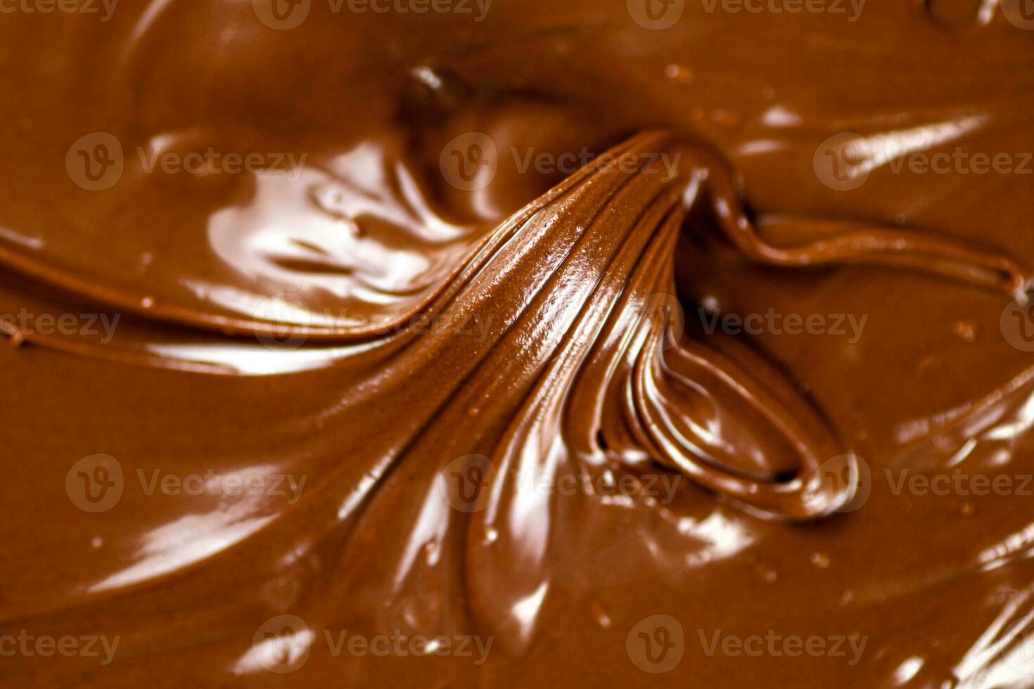 Fresh hazelnut butter. Macro background. photo
