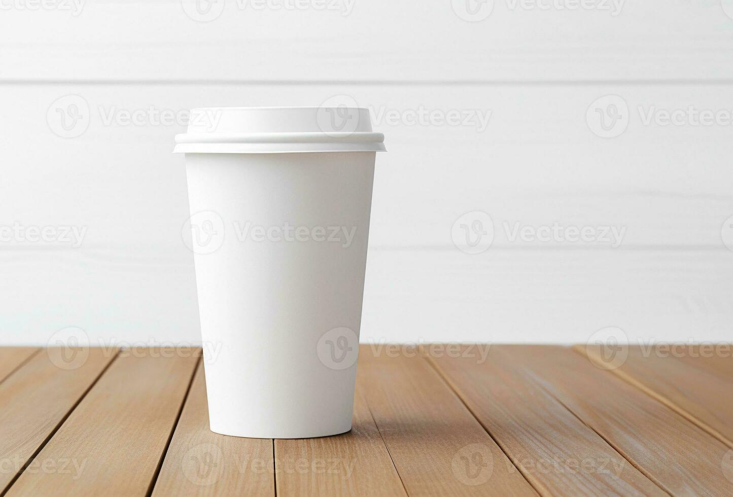taza de café de papel foto