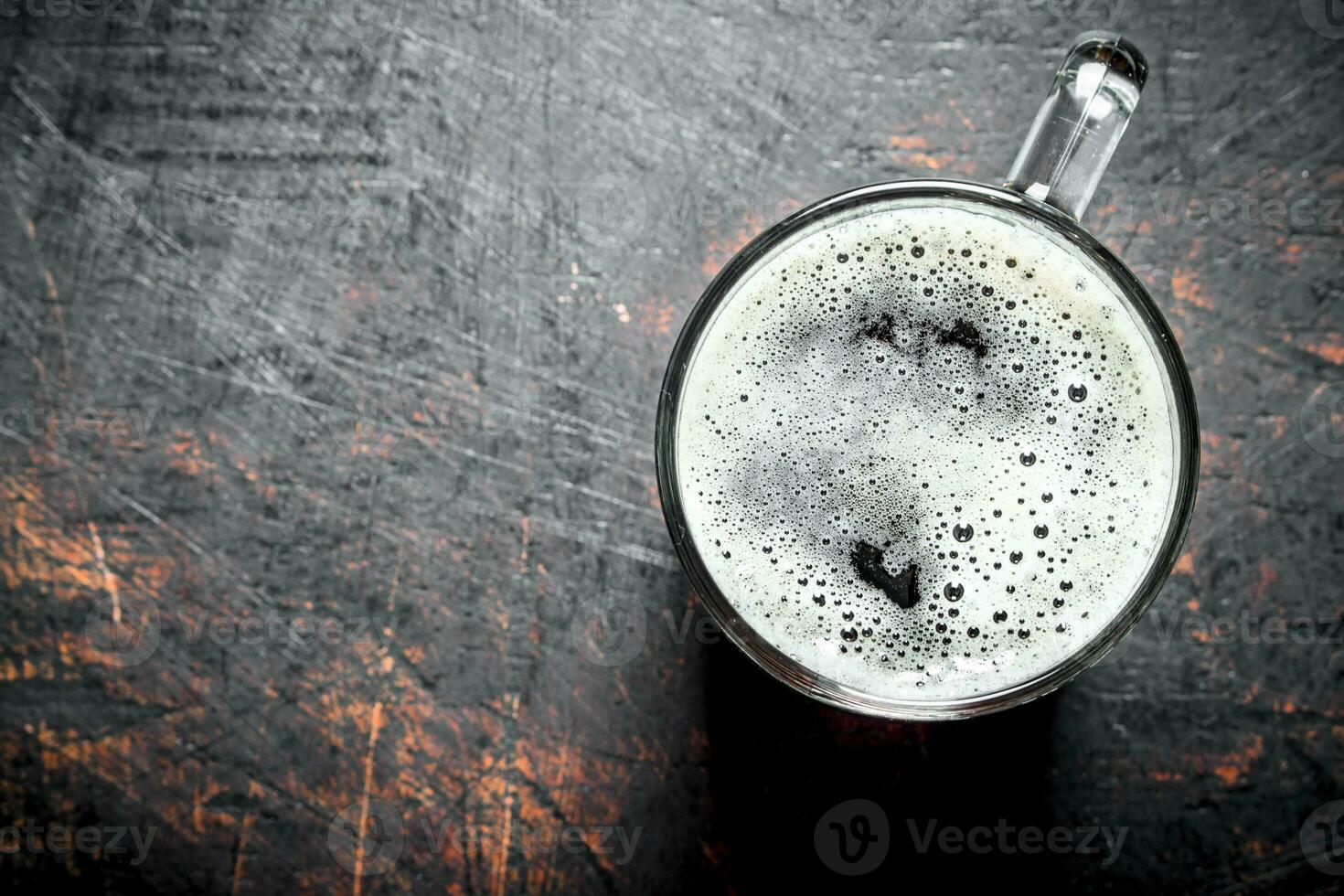 One glass of beer. photo