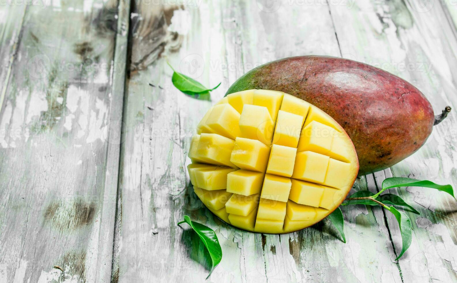 Ripe juicy mango. photo