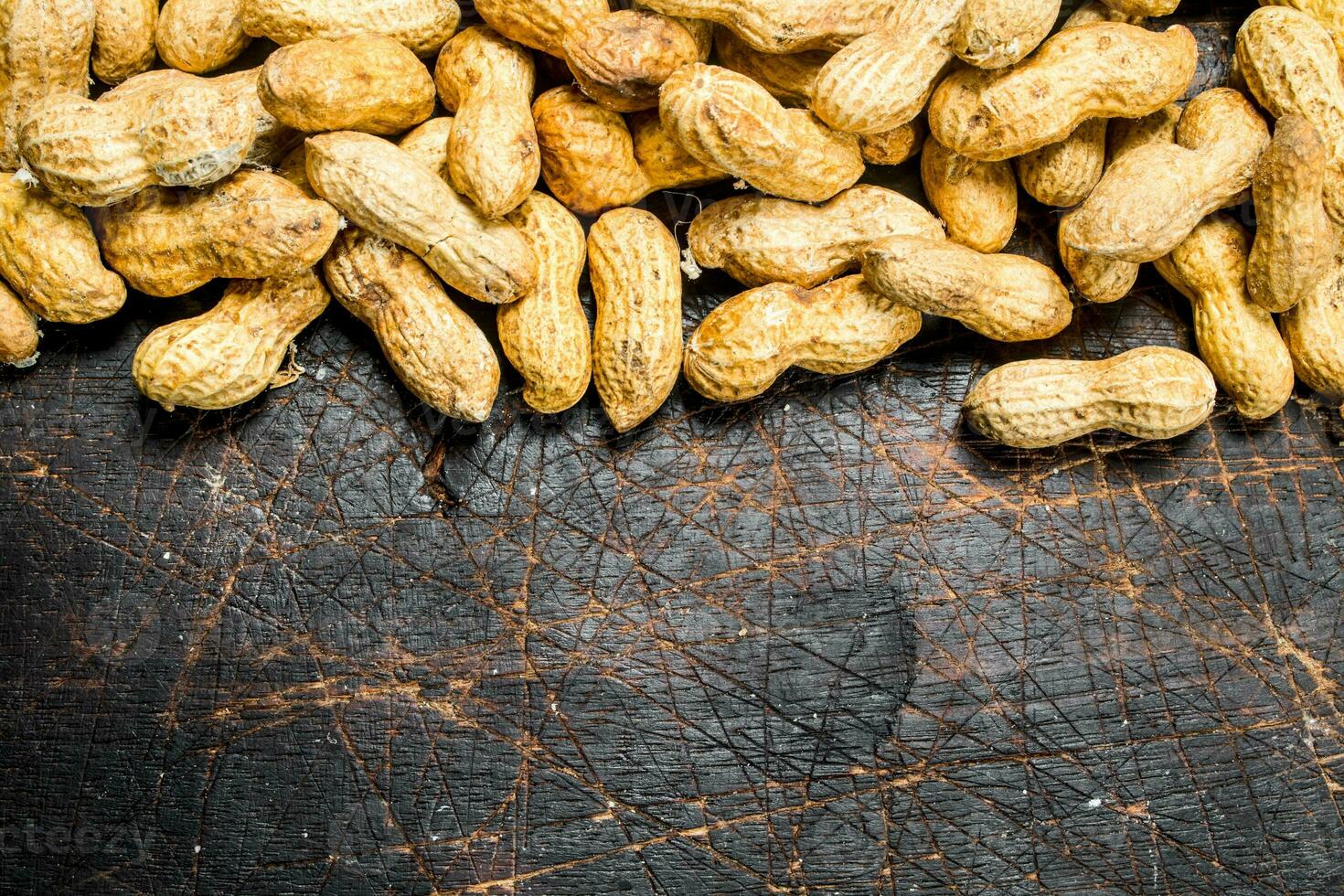 Peanuts in the shell . photo