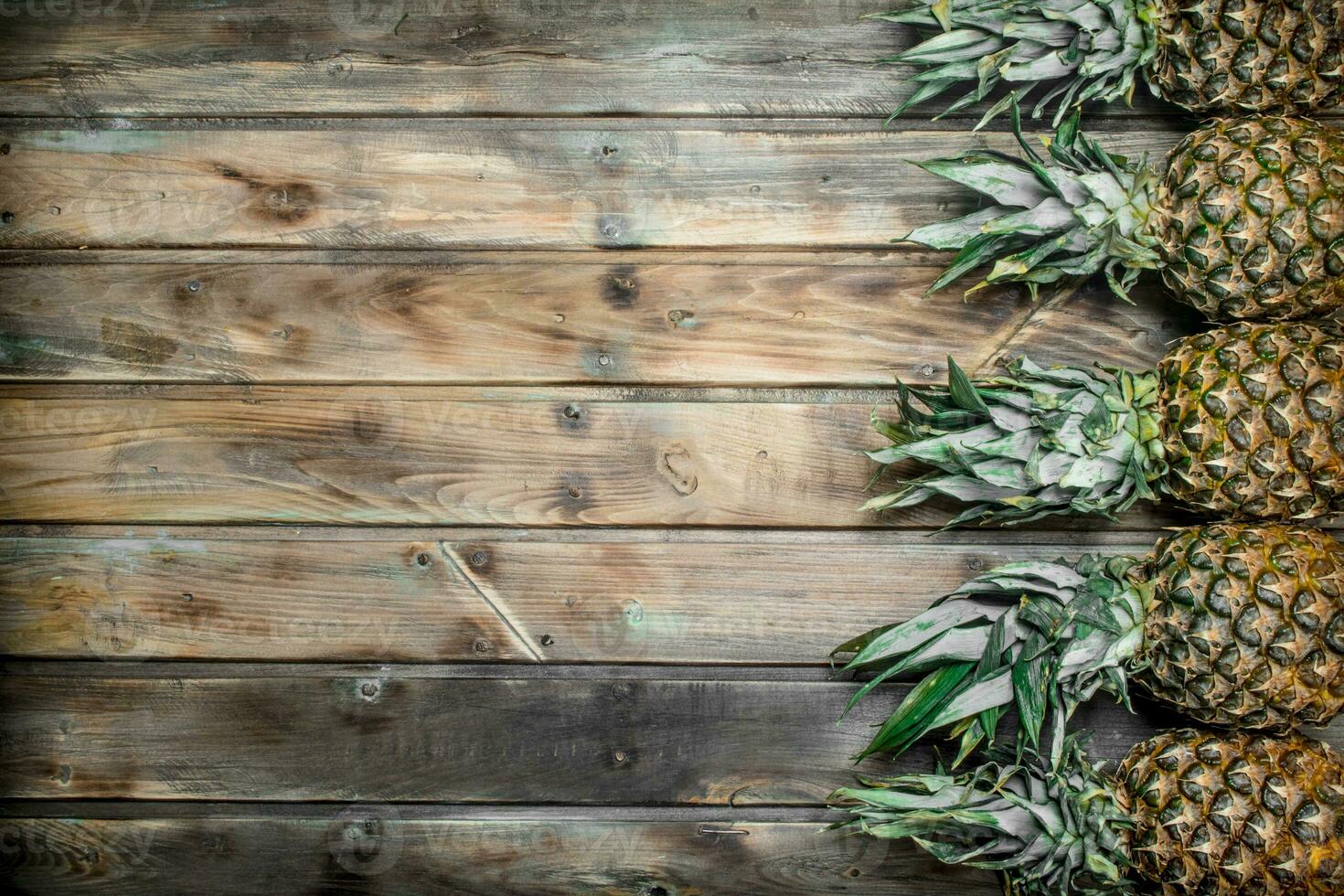 Fresh fragrant pineapple. photo