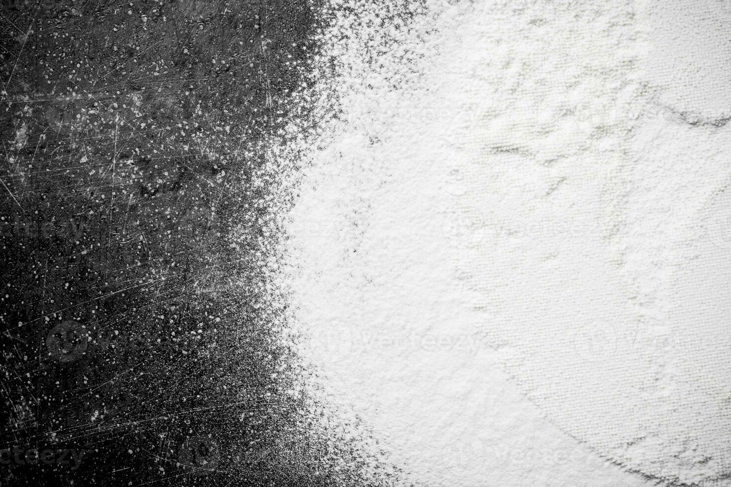 Texture of wheat flour. photo