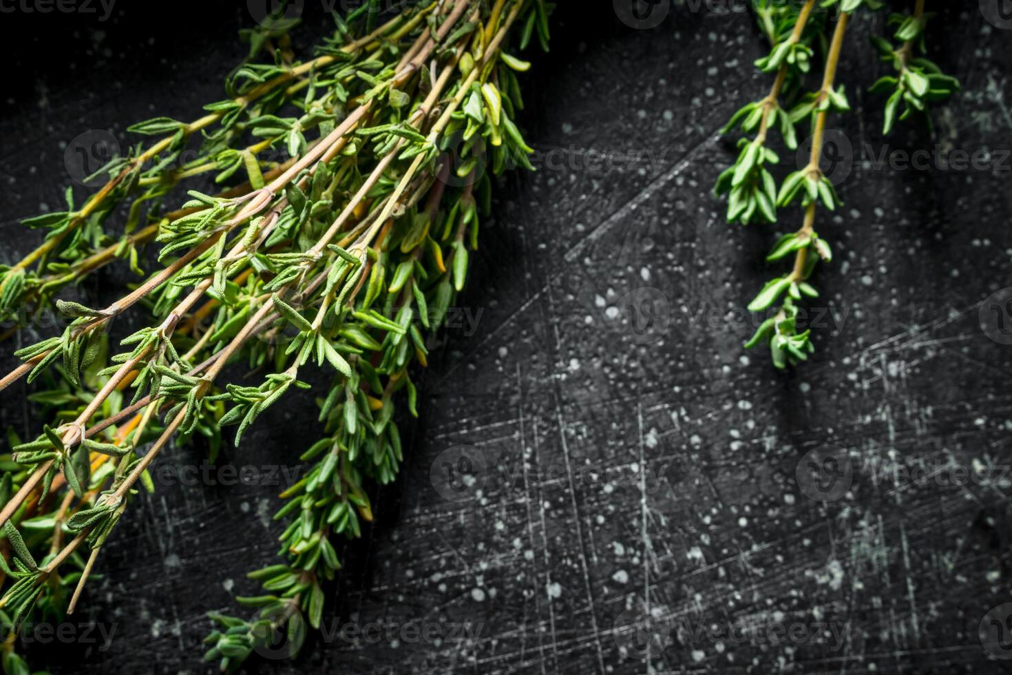 Healthy food. Fresh thyme. photo