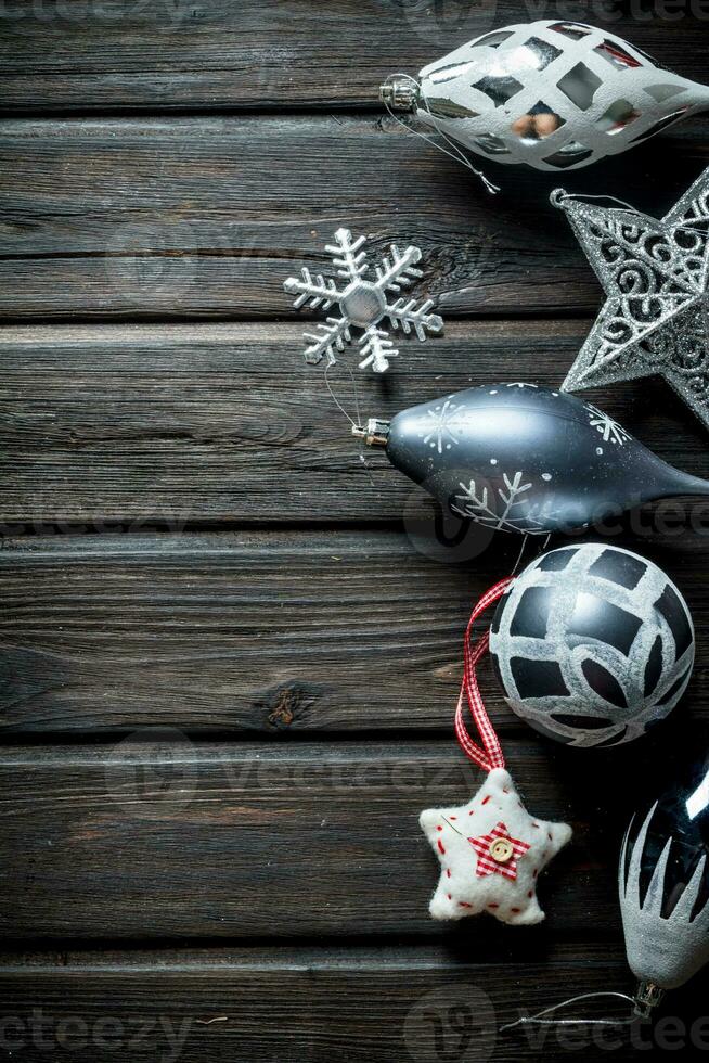 Various Christmas decorations. photo