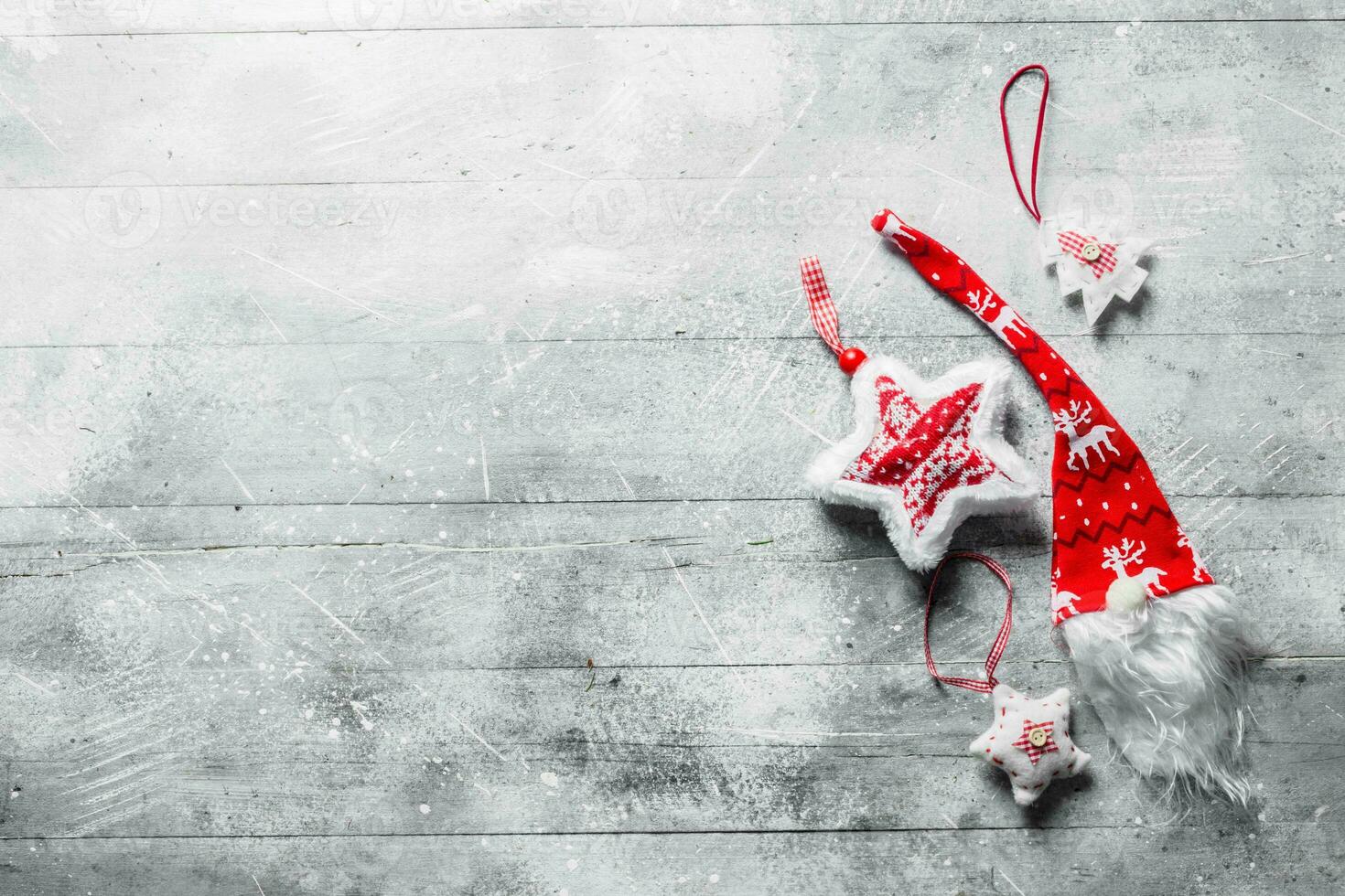 Various Christmas decorations. photo
