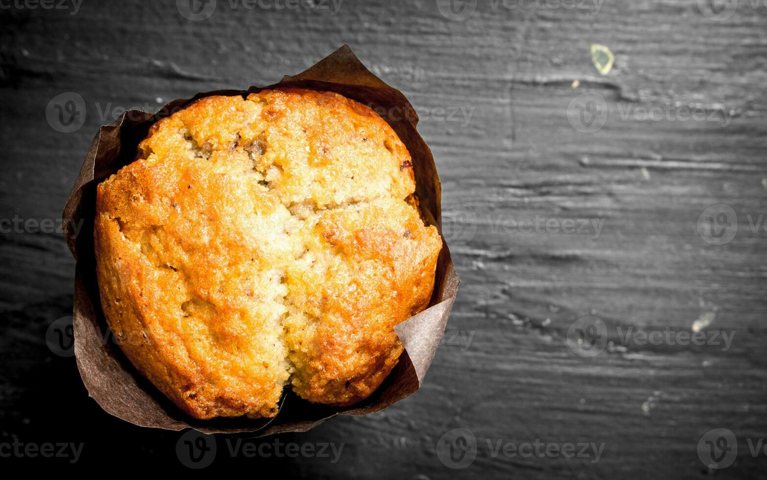 Fruit honey muffins. photo