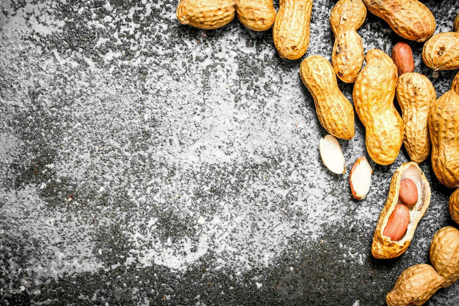 Peanuts in the shell. photo