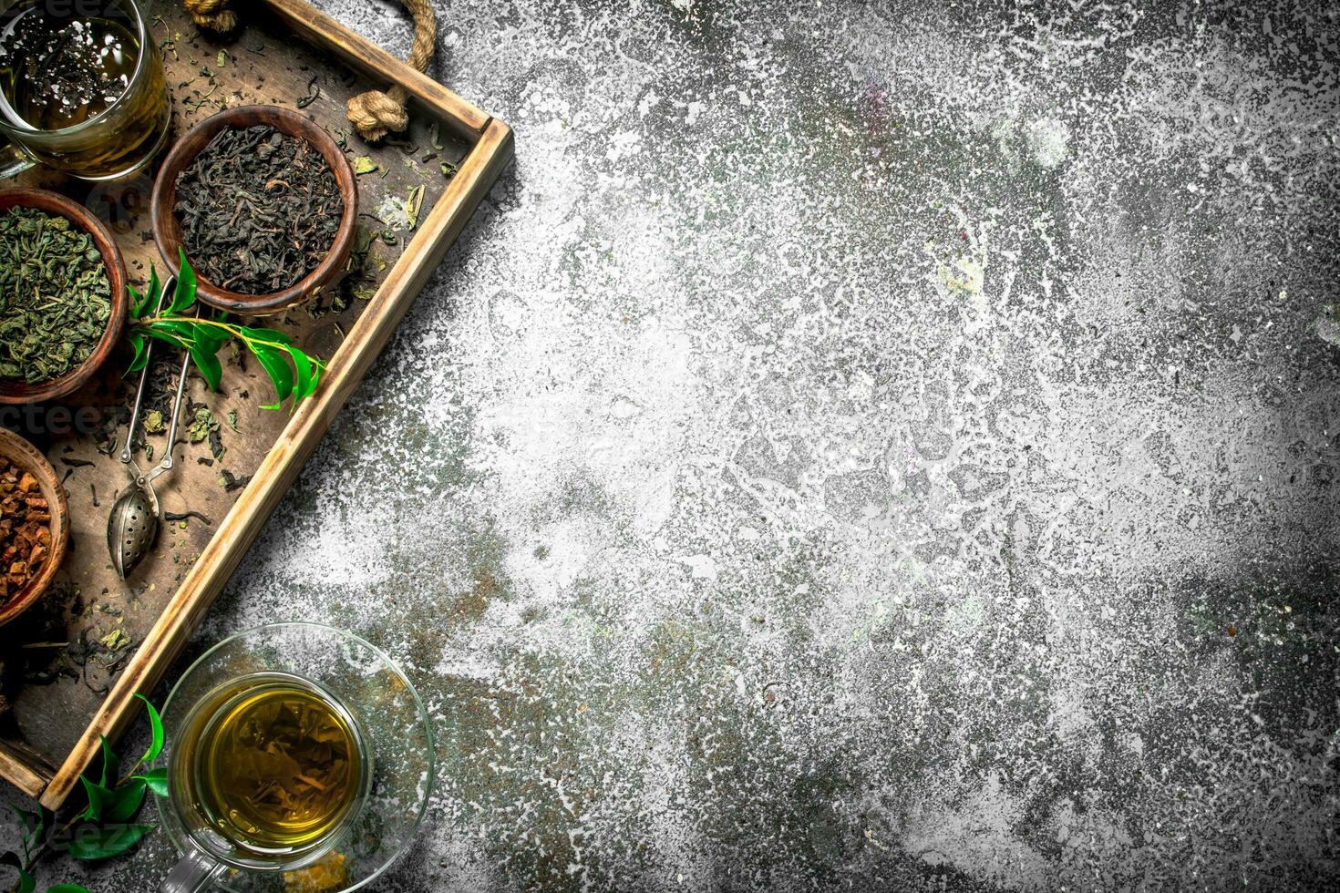 Fragrant Chinese tea. photo