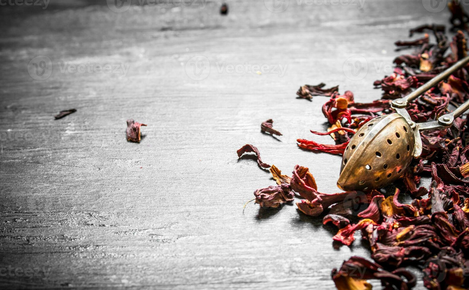 Dried pomegranate tea. photo