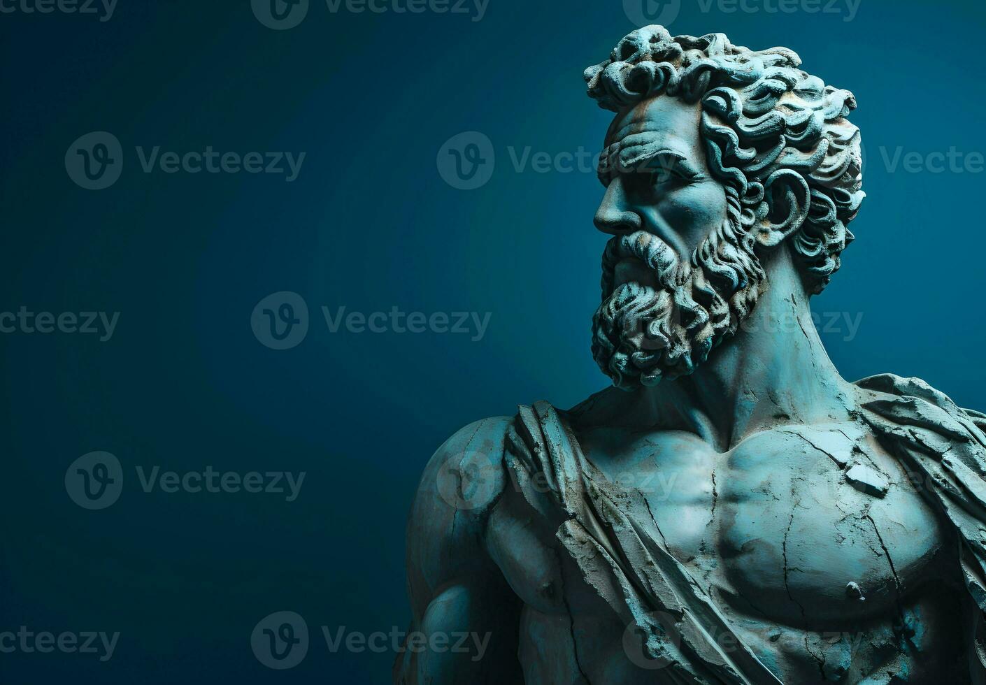 photo beautiful roman figure carving generative ai