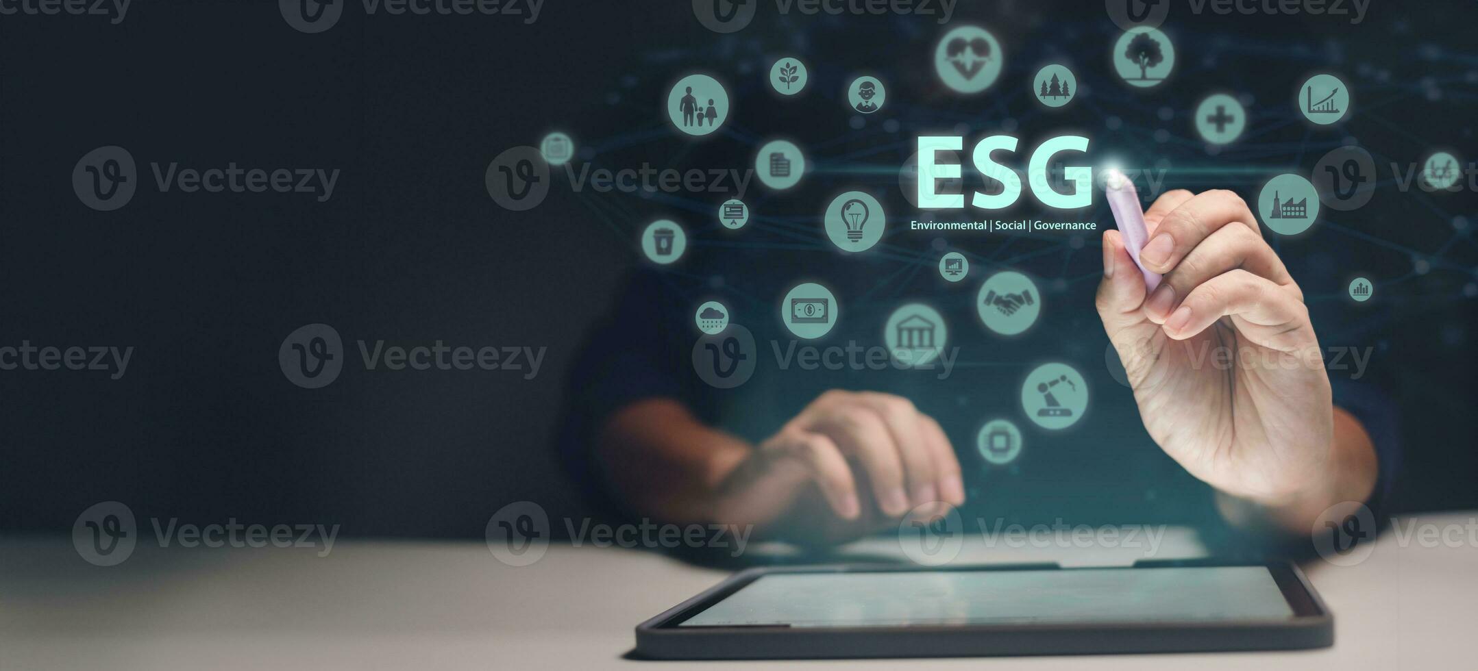 Understanding ESG, Exploring Environmental, Social, and Governance Concepts. photo