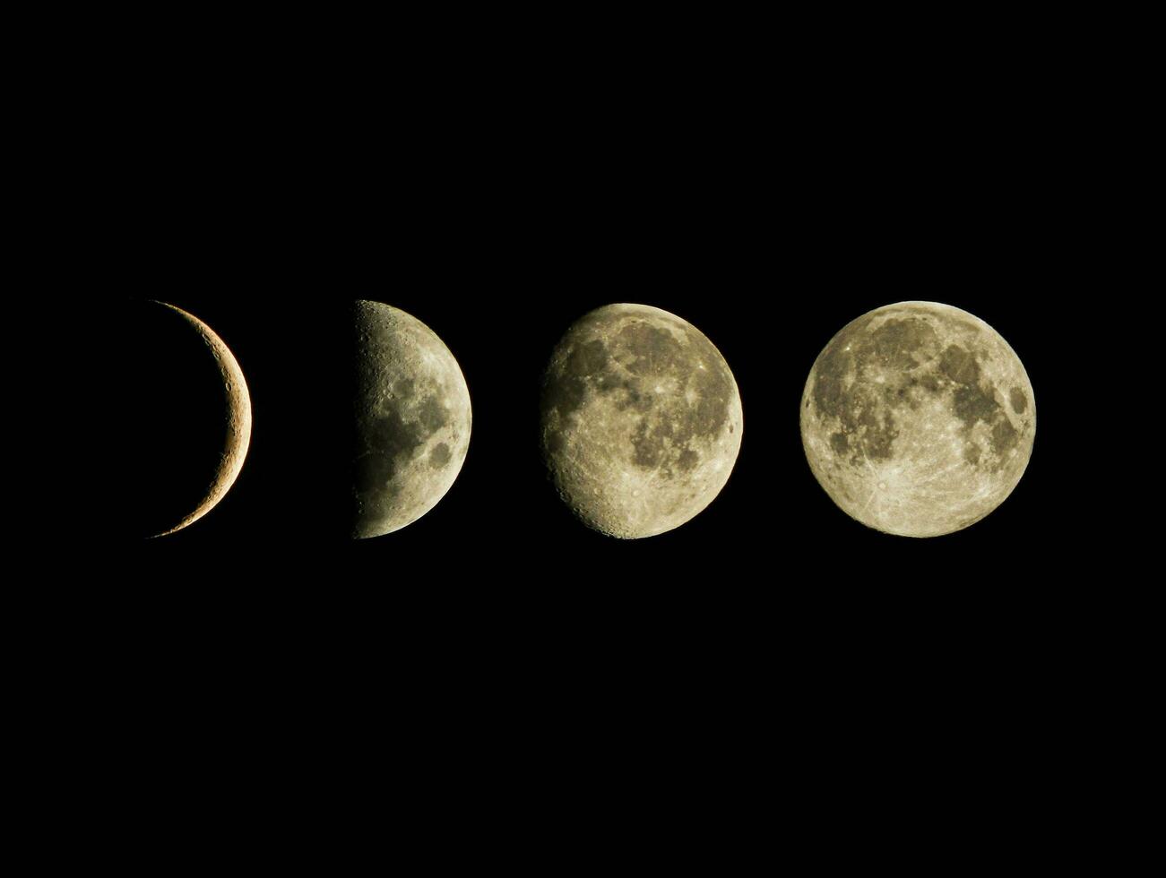 Phases of moon photo