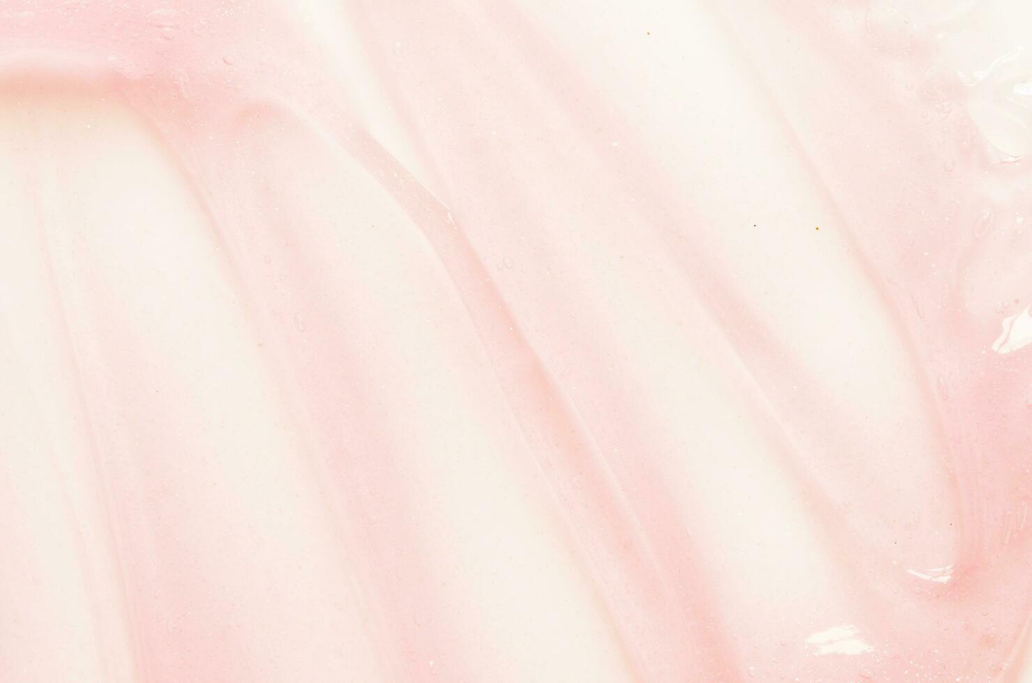 Gel serum texture with transparent micro bubble. Skin care concept. - Image photo