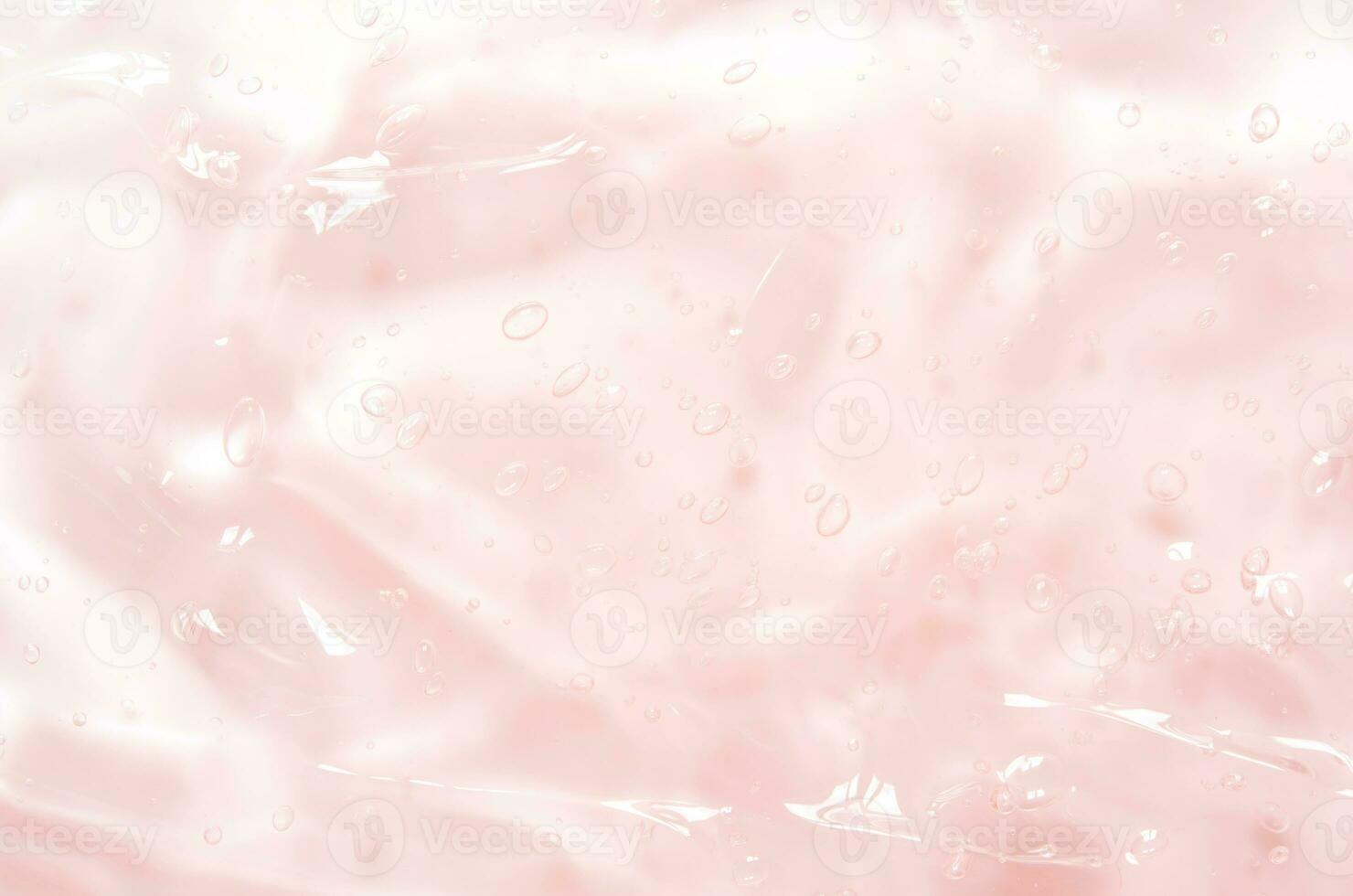 Gel serum texture with transparent micro bubble. Skin care concept. - Image photo